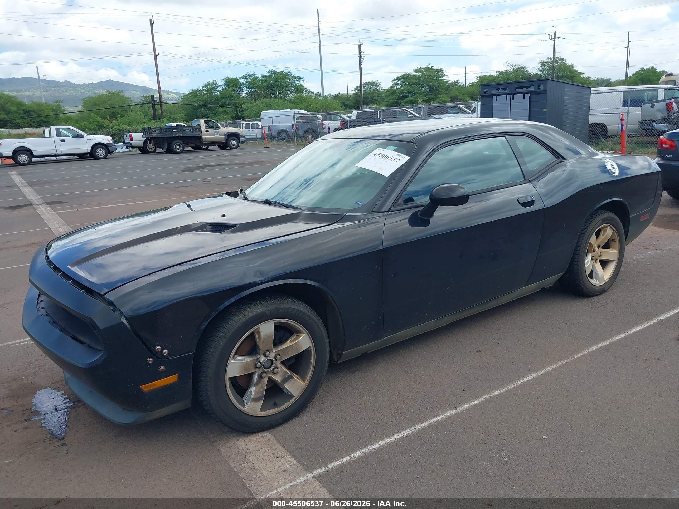 2011 Dodge Challenger   Black vin: 2B3CJ4DG6BH510460
