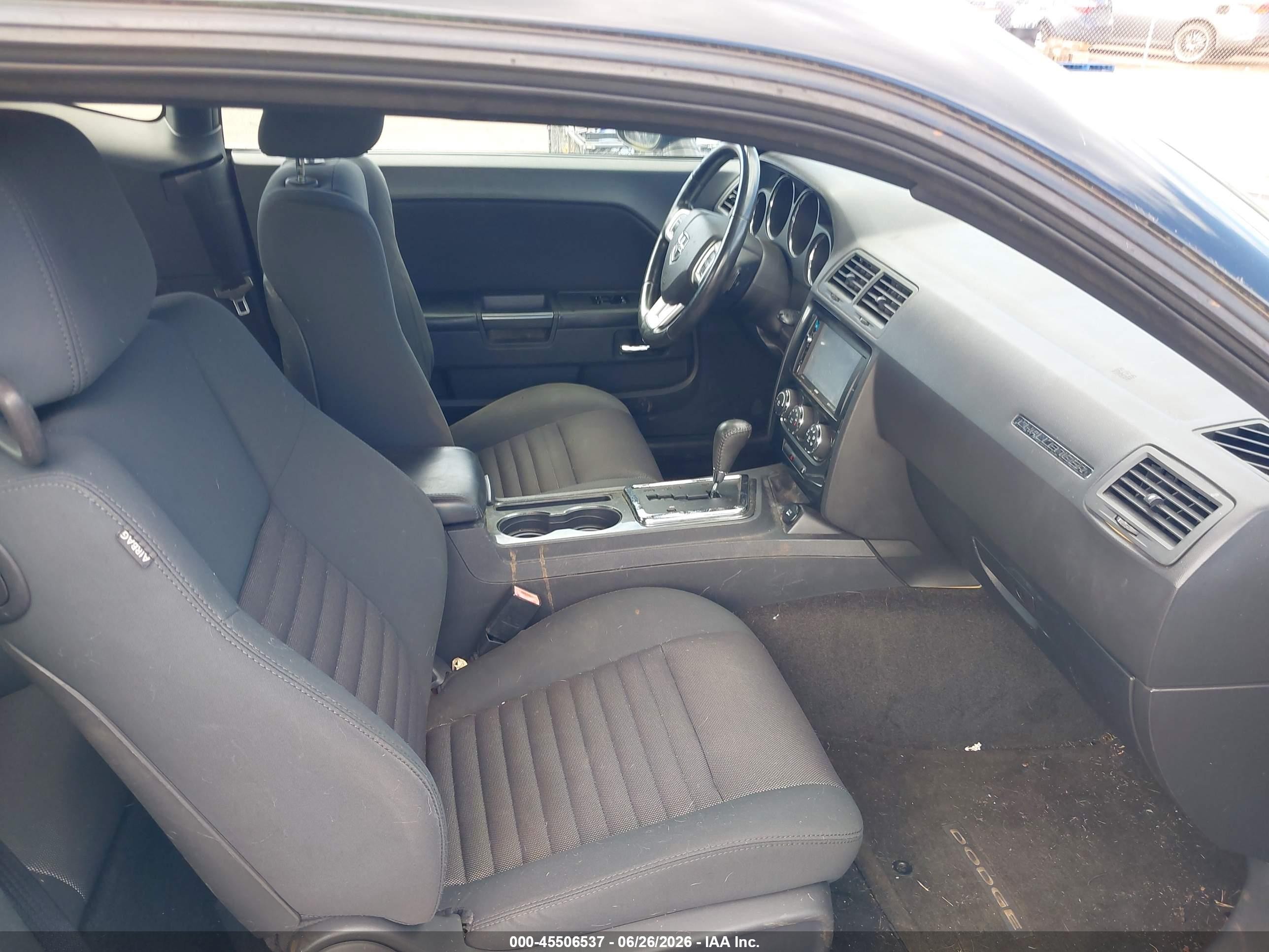 2011 Dodge Challenger   Black vin: 2B3CJ4DG6BH510460