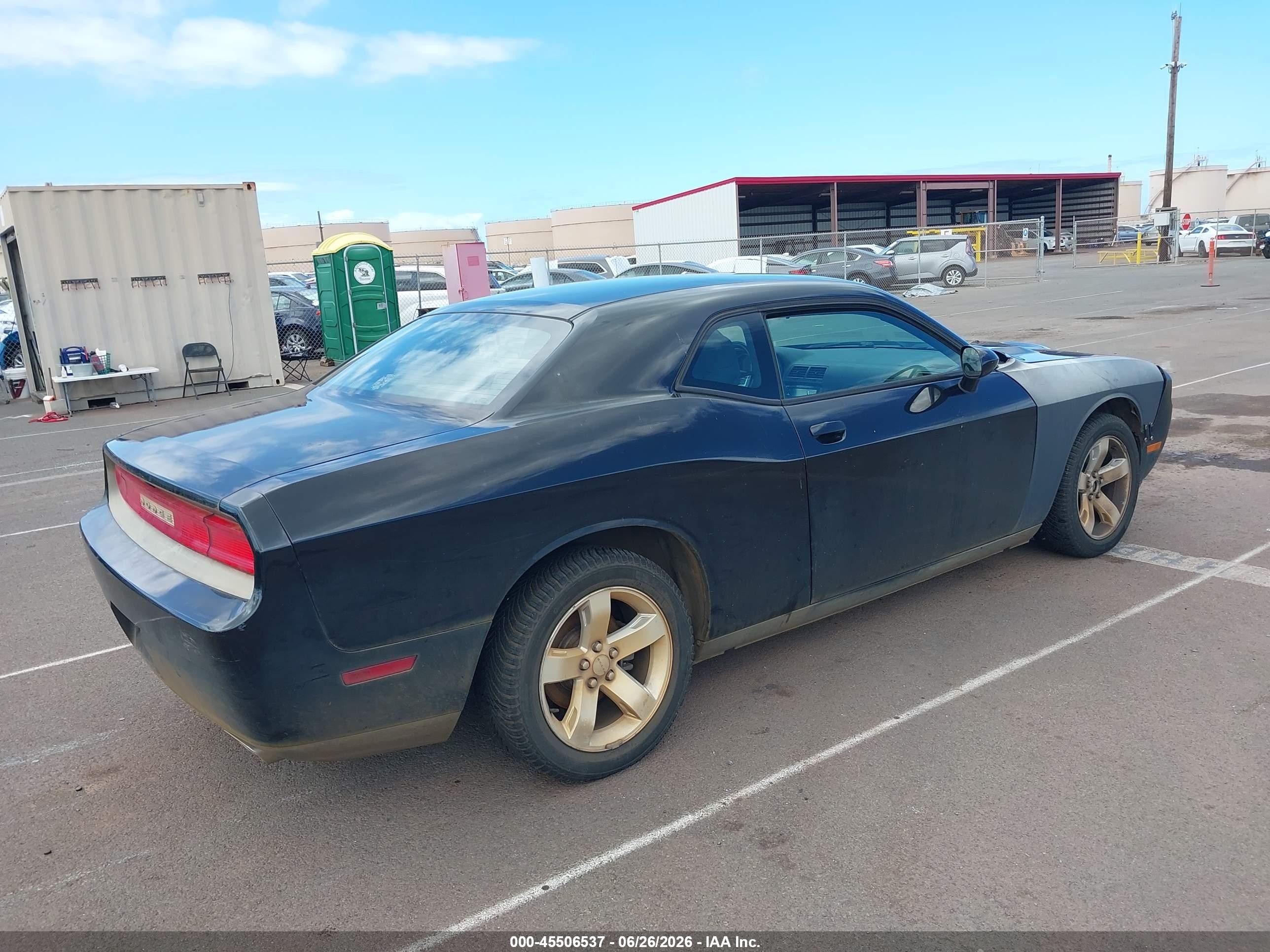 2011 Dodge Challenger   Black vin: 2B3CJ4DG6BH510460