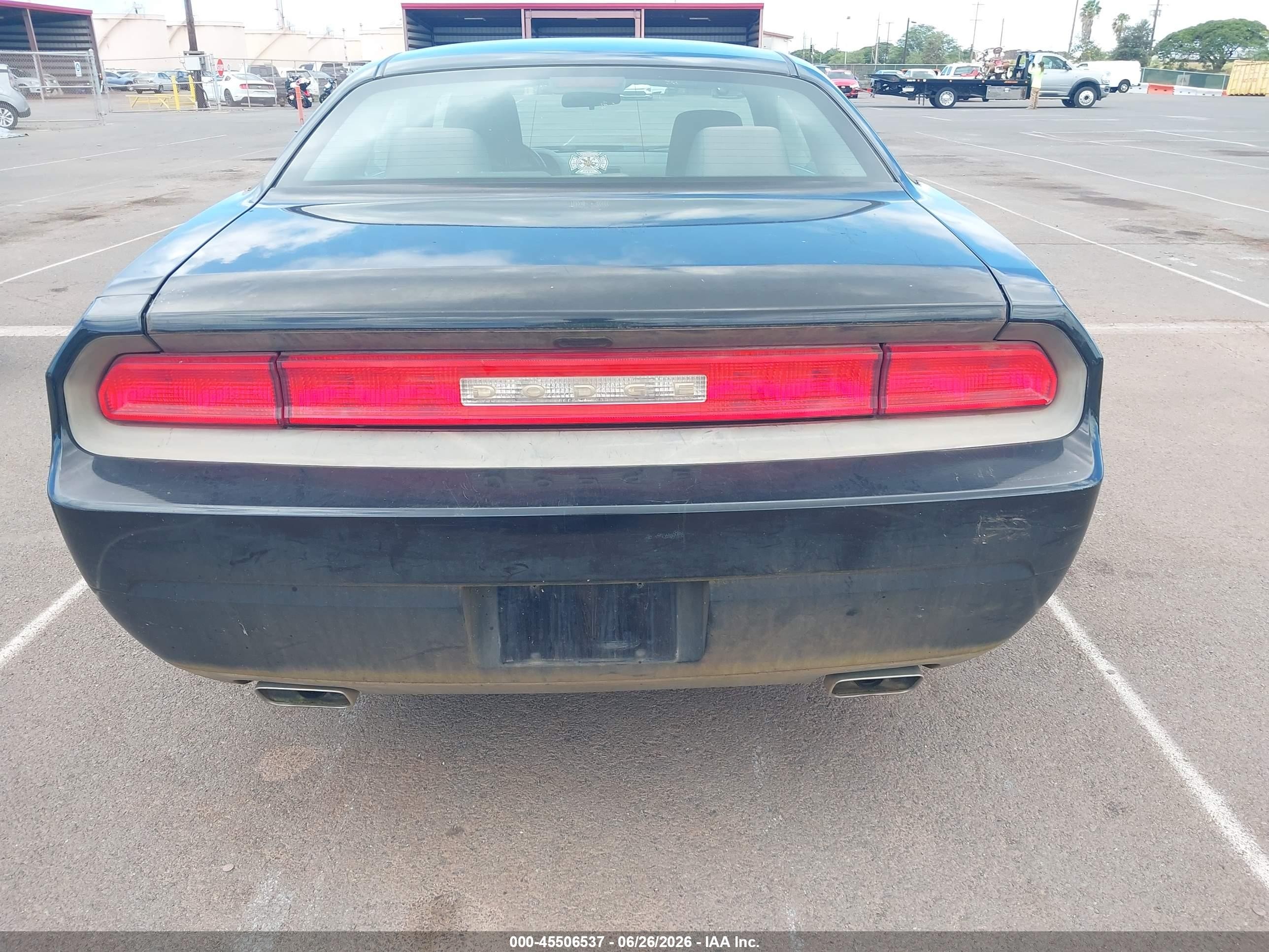 2011 Dodge Challenger   Black vin: 2B3CJ4DG6BH510460