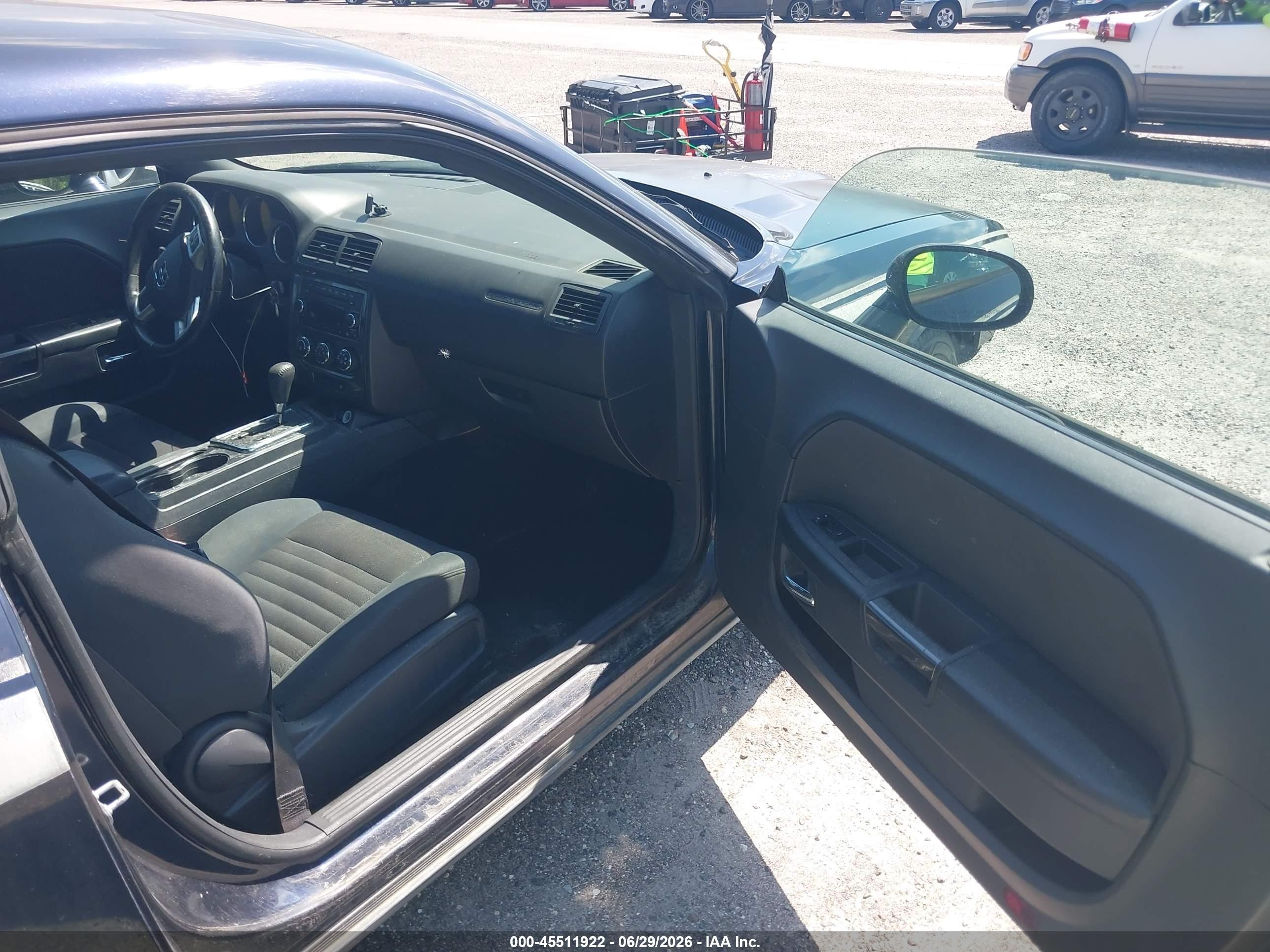 2011 Dodge Challenger   Black vin: 2B3CJ4DG6BH542115
