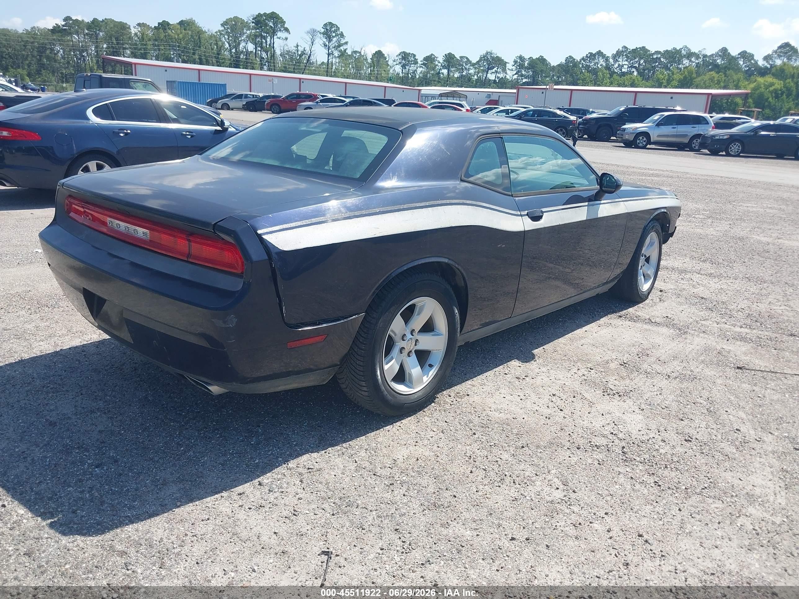 2011 Dodge Challenger   Black vin: 2B3CJ4DG6BH542115