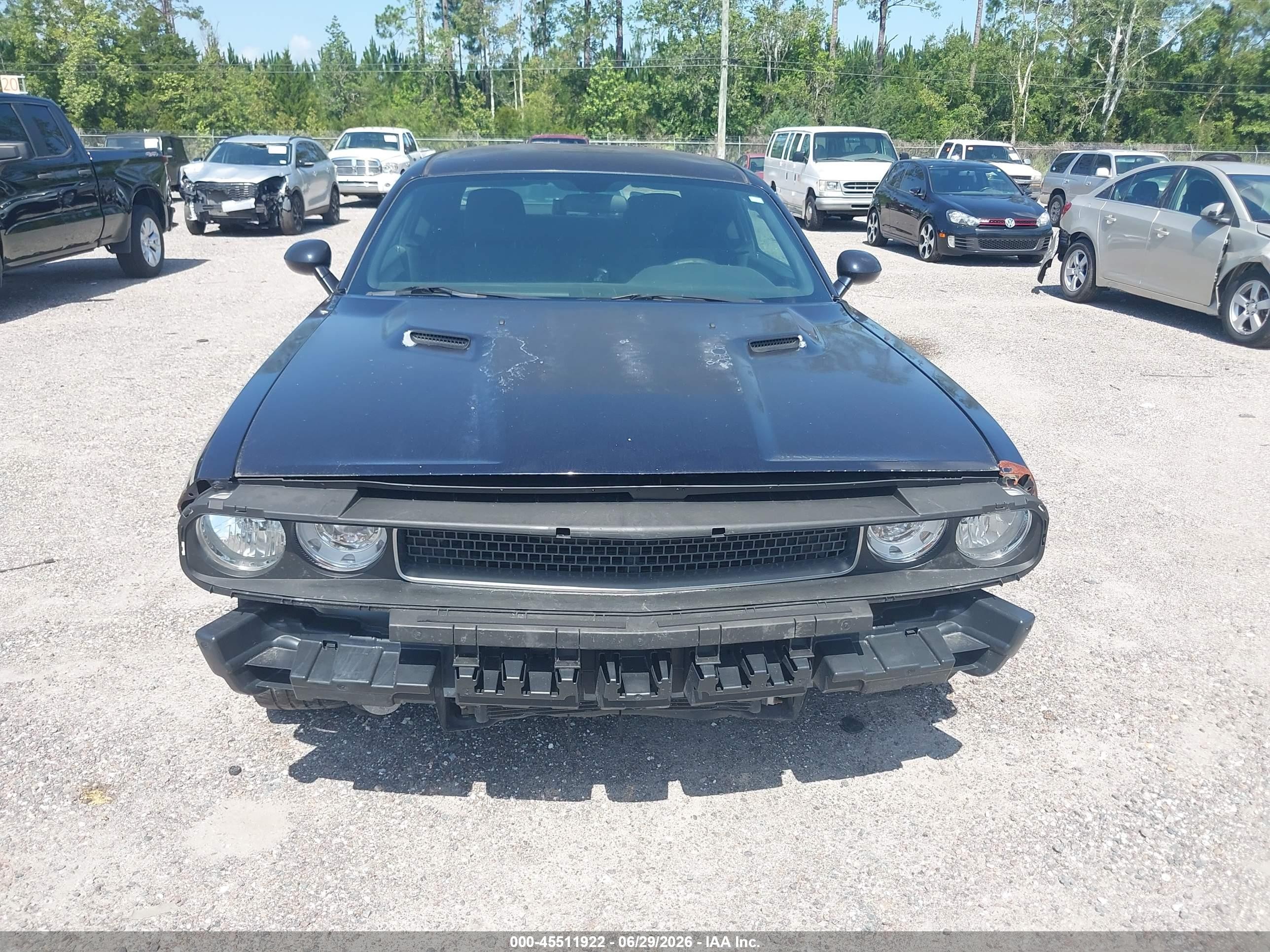 2011 Dodge Challenger   Black vin: 2B3CJ4DG6BH542115