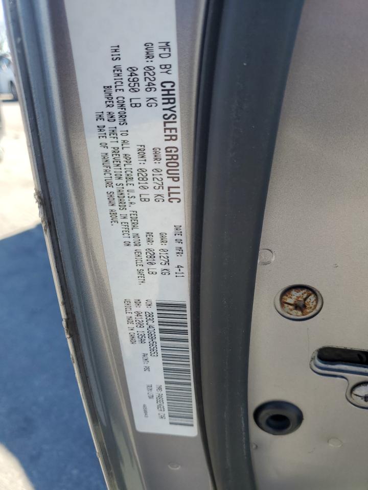 2011 Dodge Challenger Silver vin: 2B3CJ4DG6BH565653