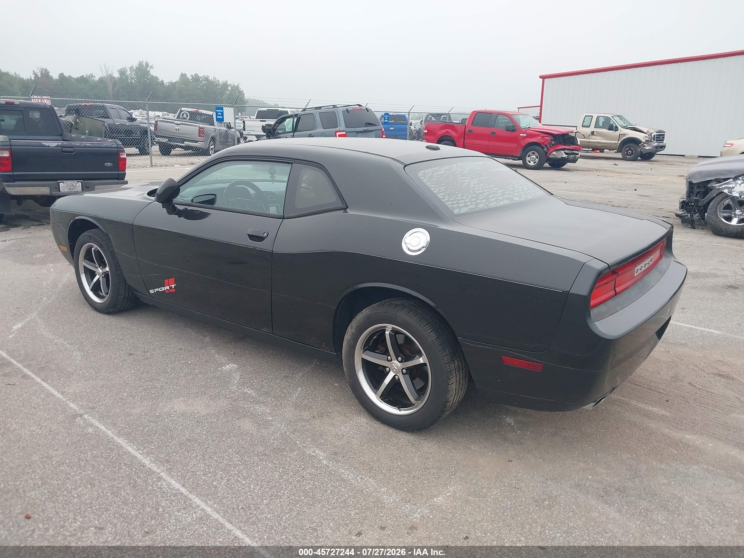 2011 Dodge Challenger   Black vin: 2B3CJ4DG7BH501427