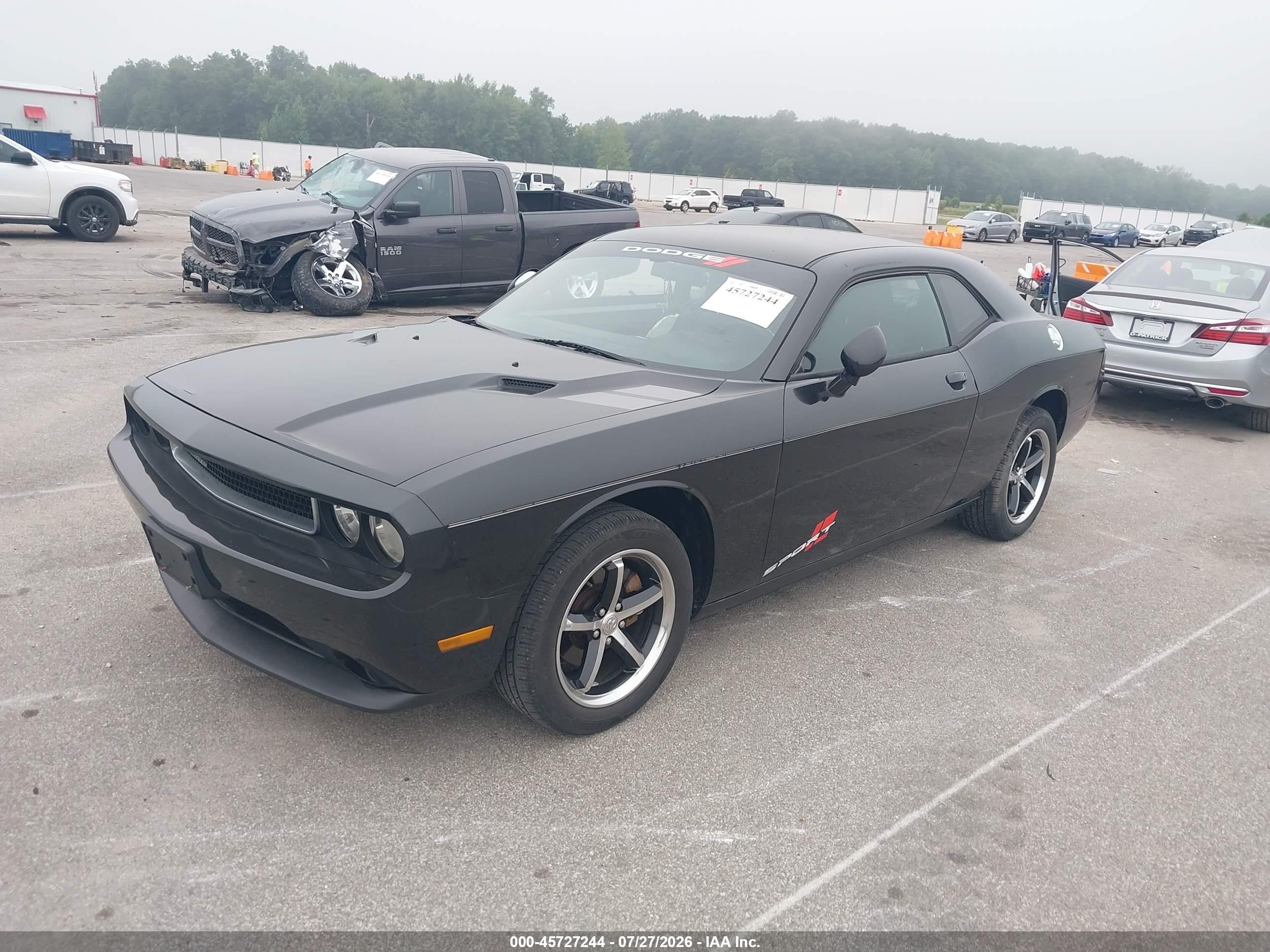 2011 Dodge Challenger   Black vin: 2B3CJ4DG7BH501427