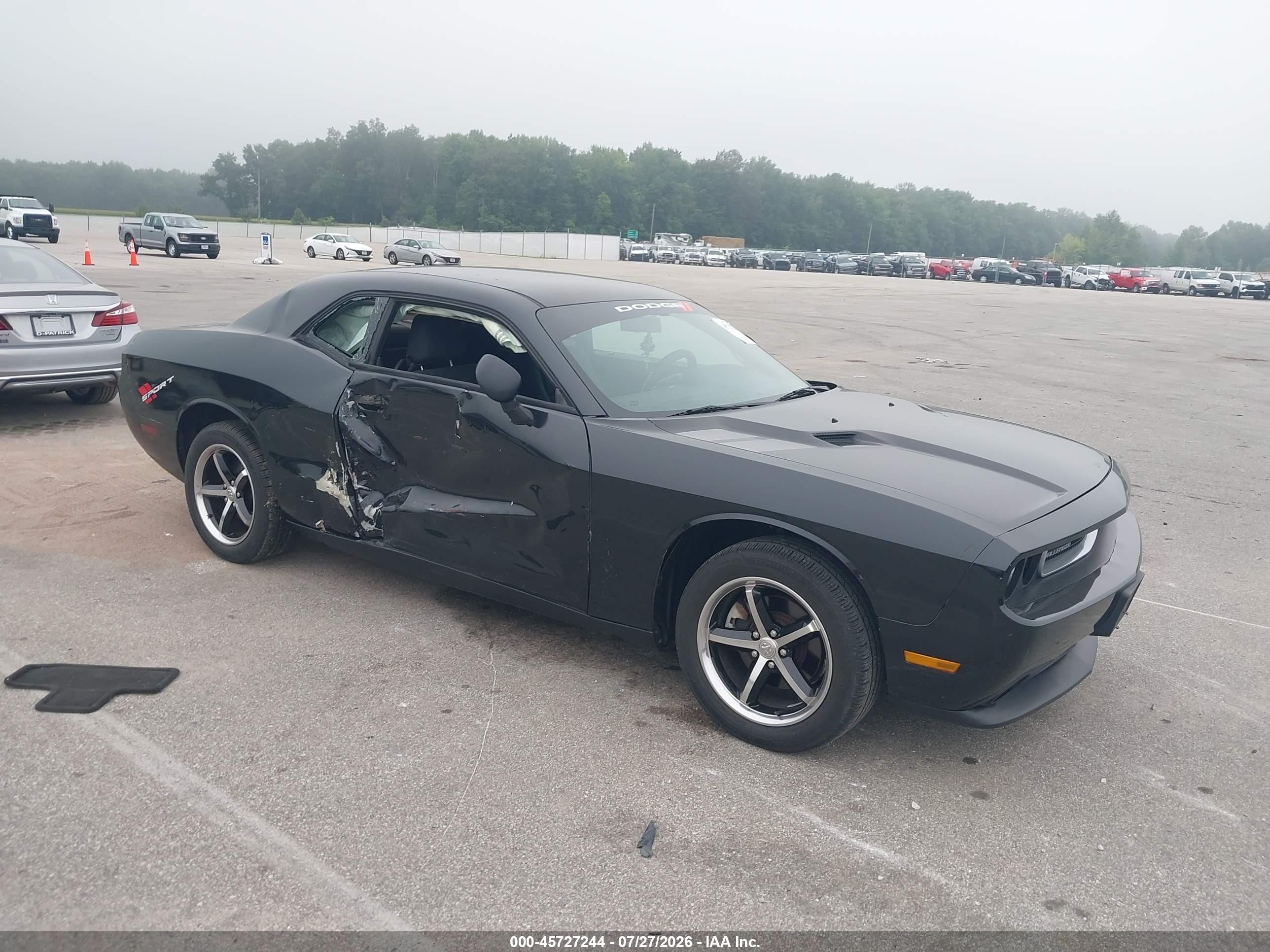 2011 Dodge Challenger   Black vin: 2B3CJ4DG7BH501427