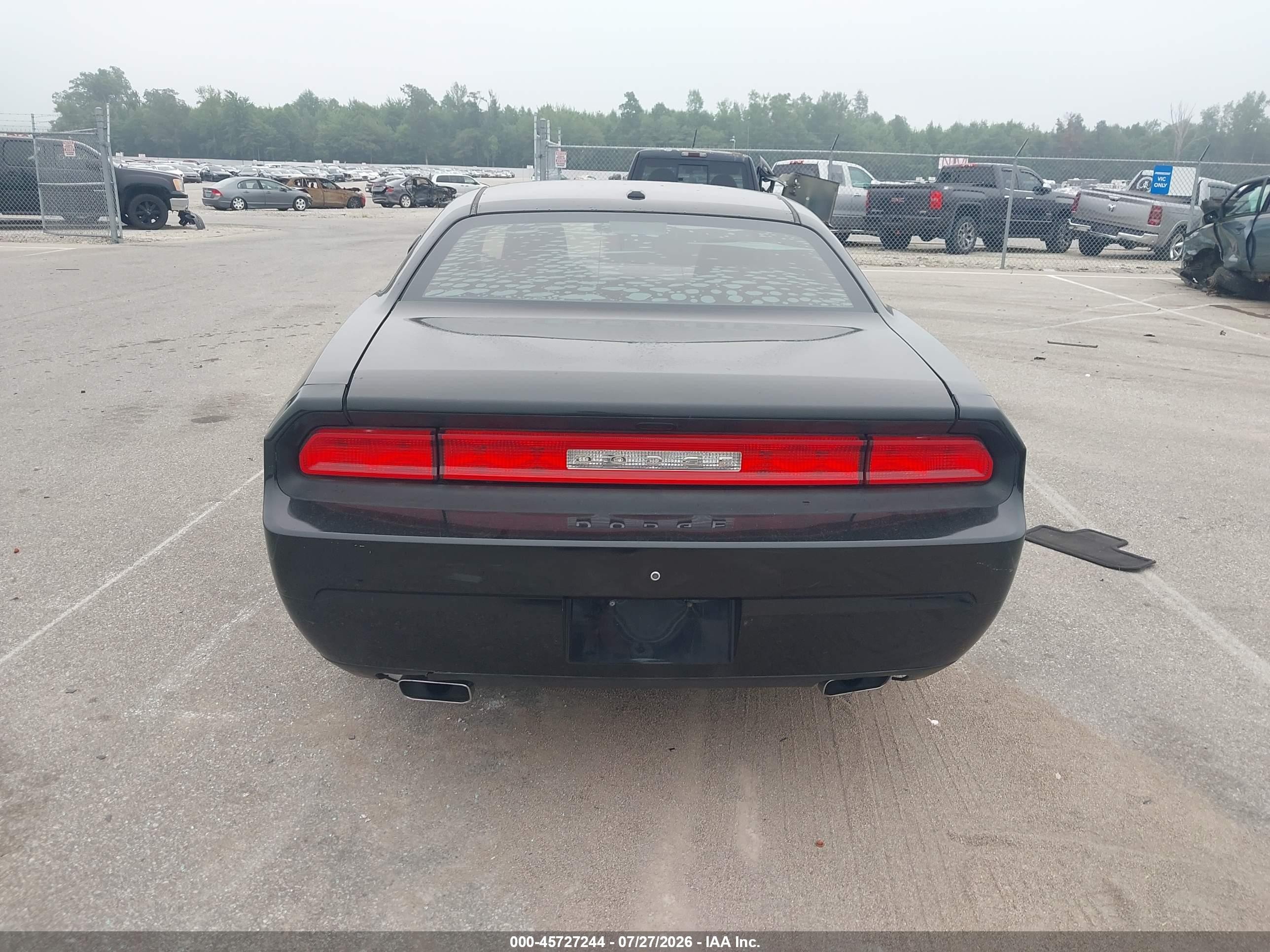 2011 Dodge Challenger   Black vin: 2B3CJ4DG7BH501427
