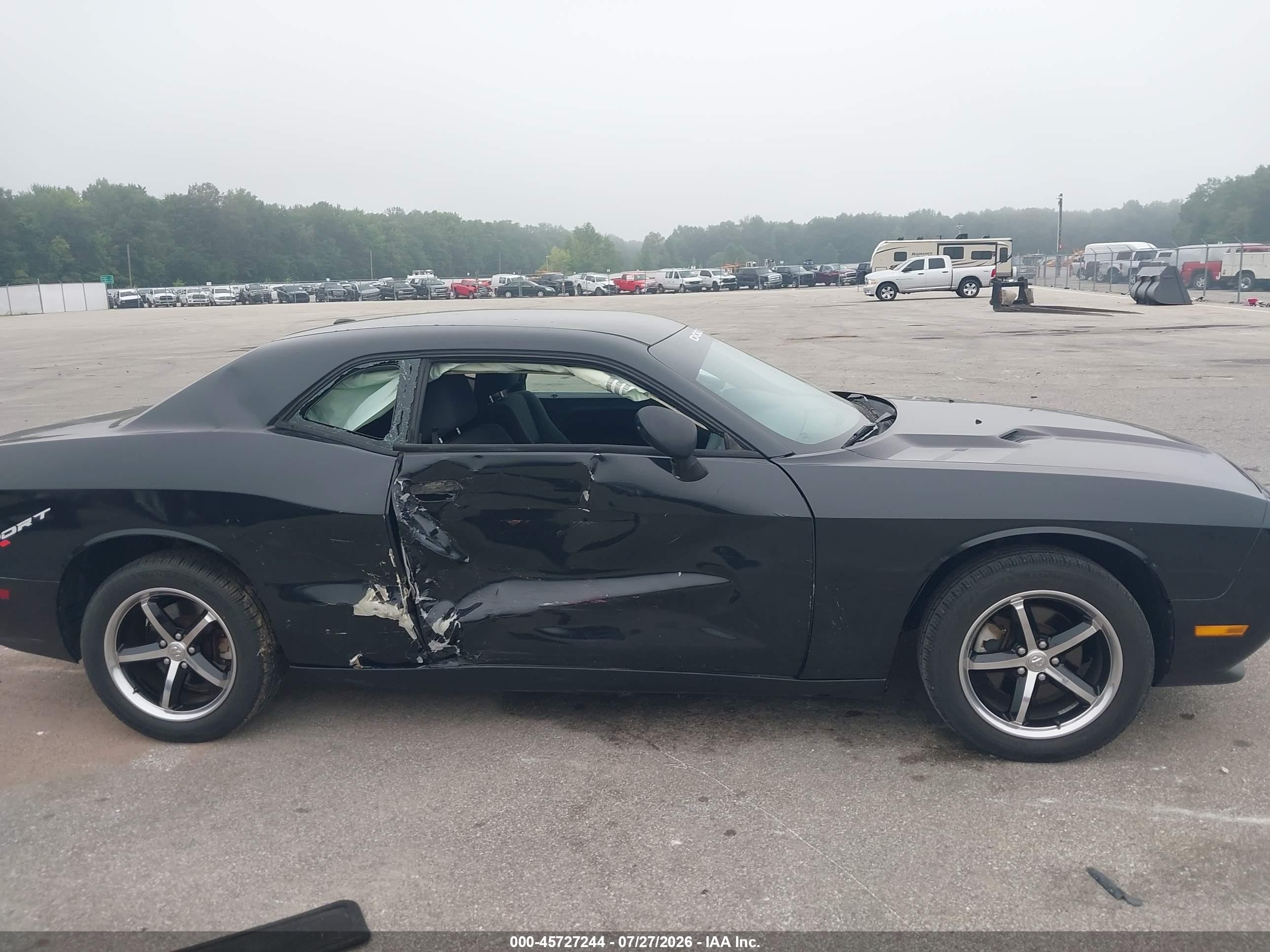 2011 Dodge Challenger   Black vin: 2B3CJ4DG7BH501427