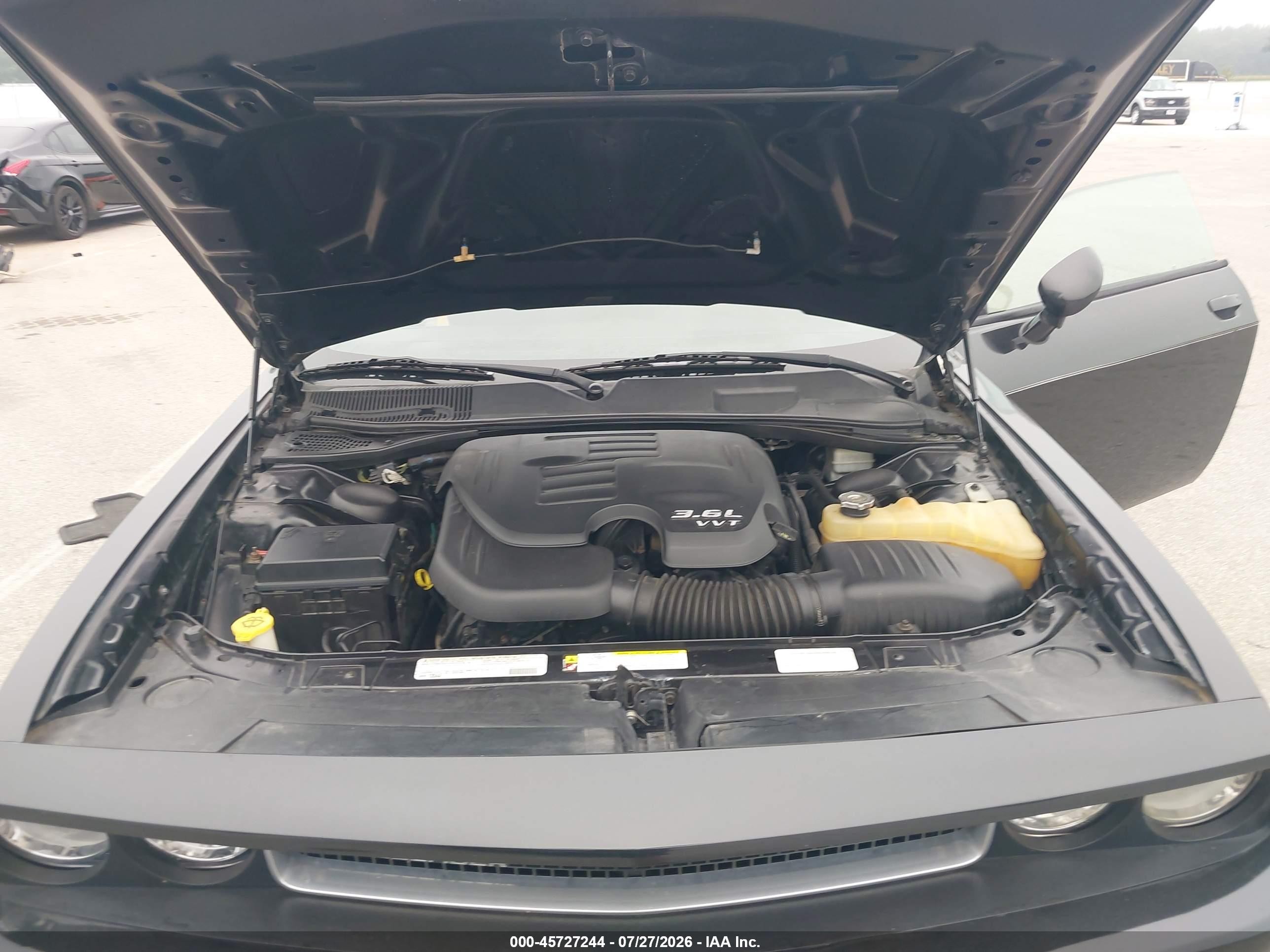 2011 Dodge Challenger   Black vin: 2B3CJ4DG7BH501427