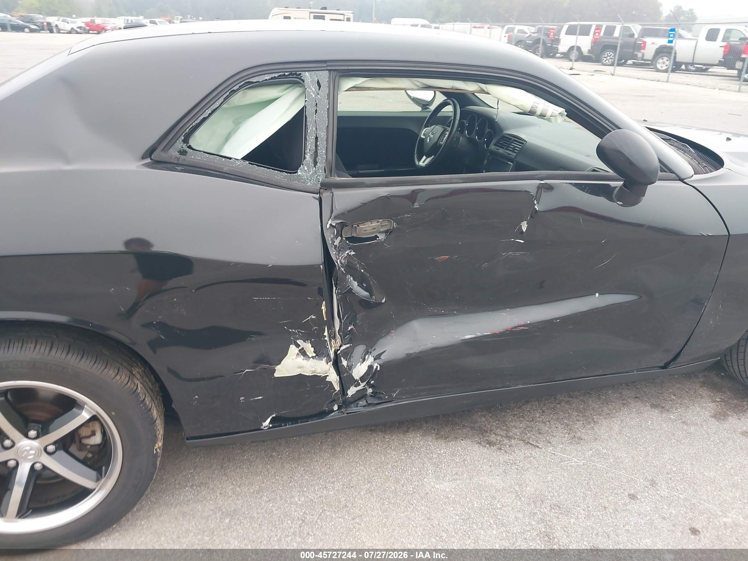 2011 Dodge Challenger   Black vin: 2B3CJ4DG7BH501427