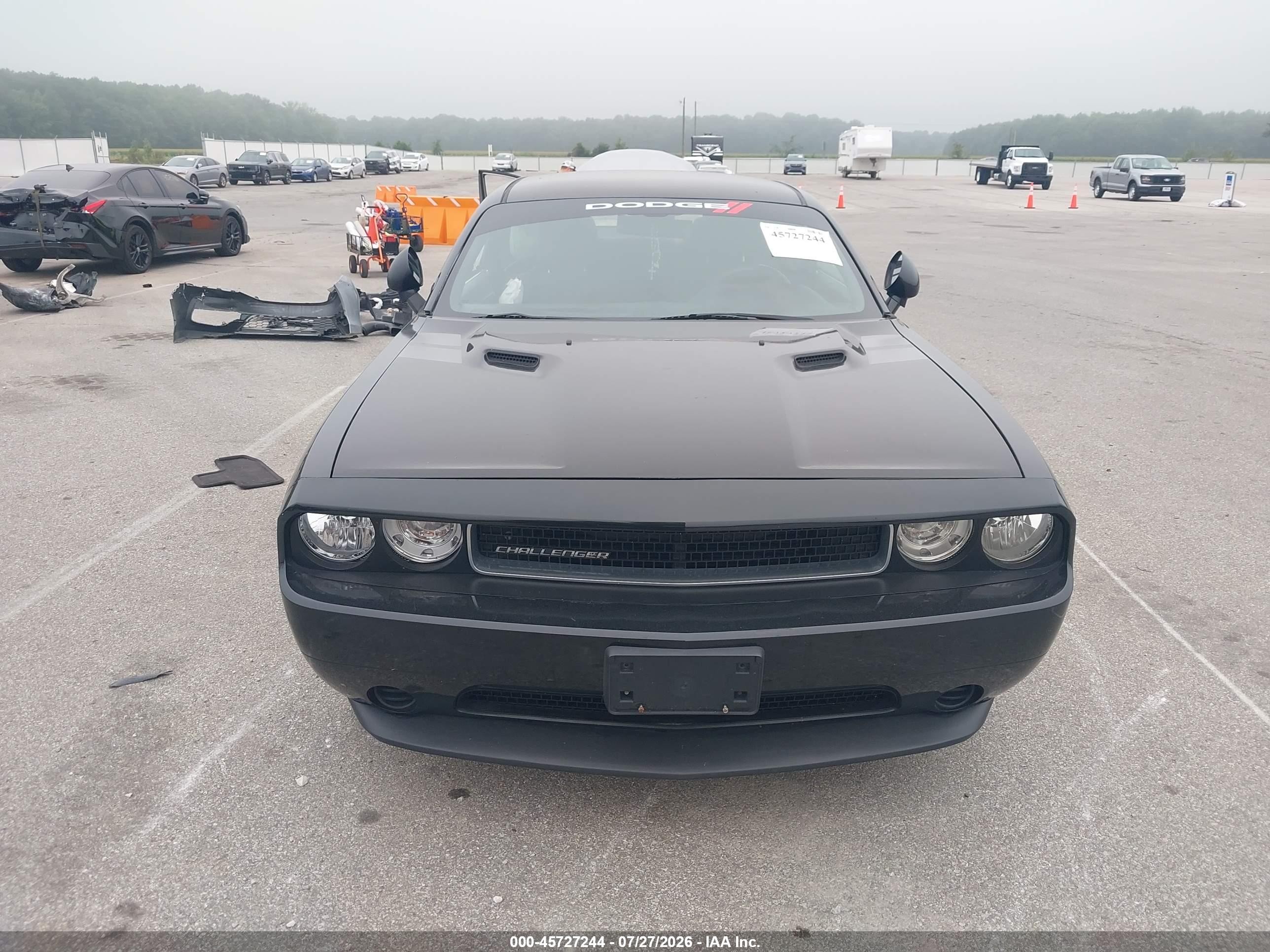 2011 Dodge Challenger   Black vin: 2B3CJ4DG7BH501427