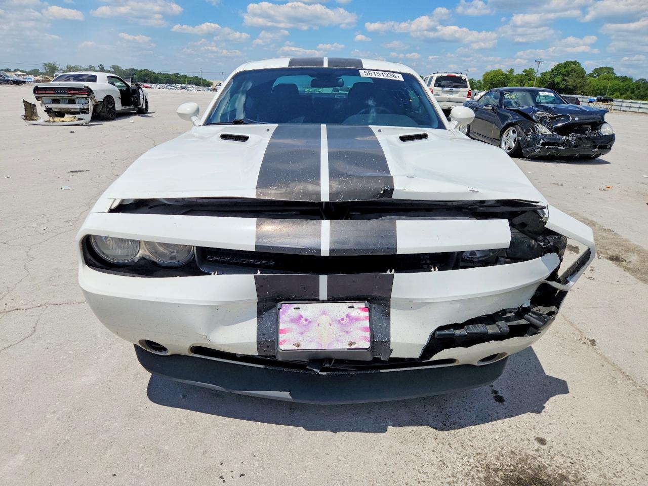 2011 Dodge Challenger White vin: 2B3CJ4DG7BH596734