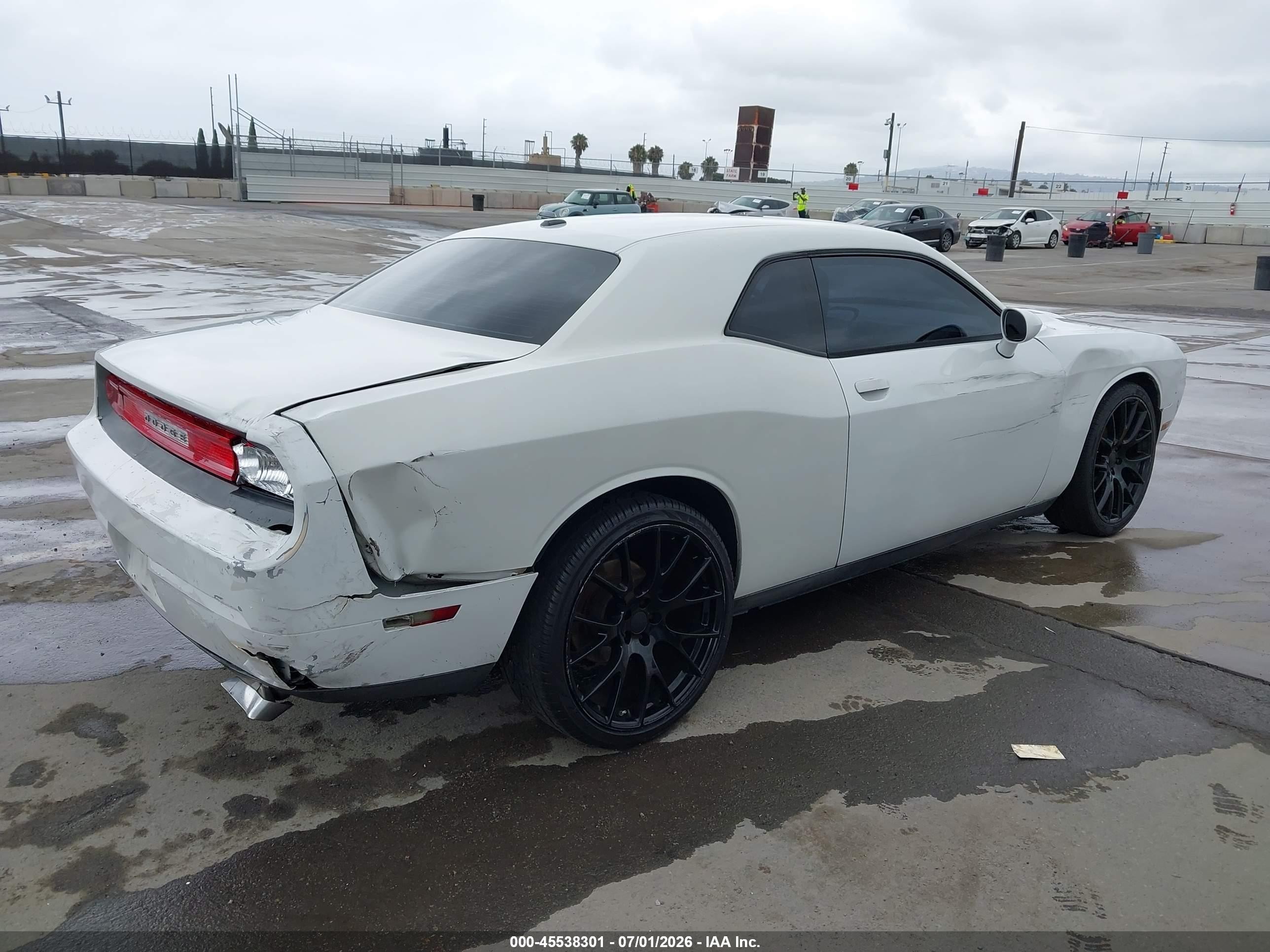 2011 Dodge Challenger   White vin: 2B3CJ4DG8BH540642