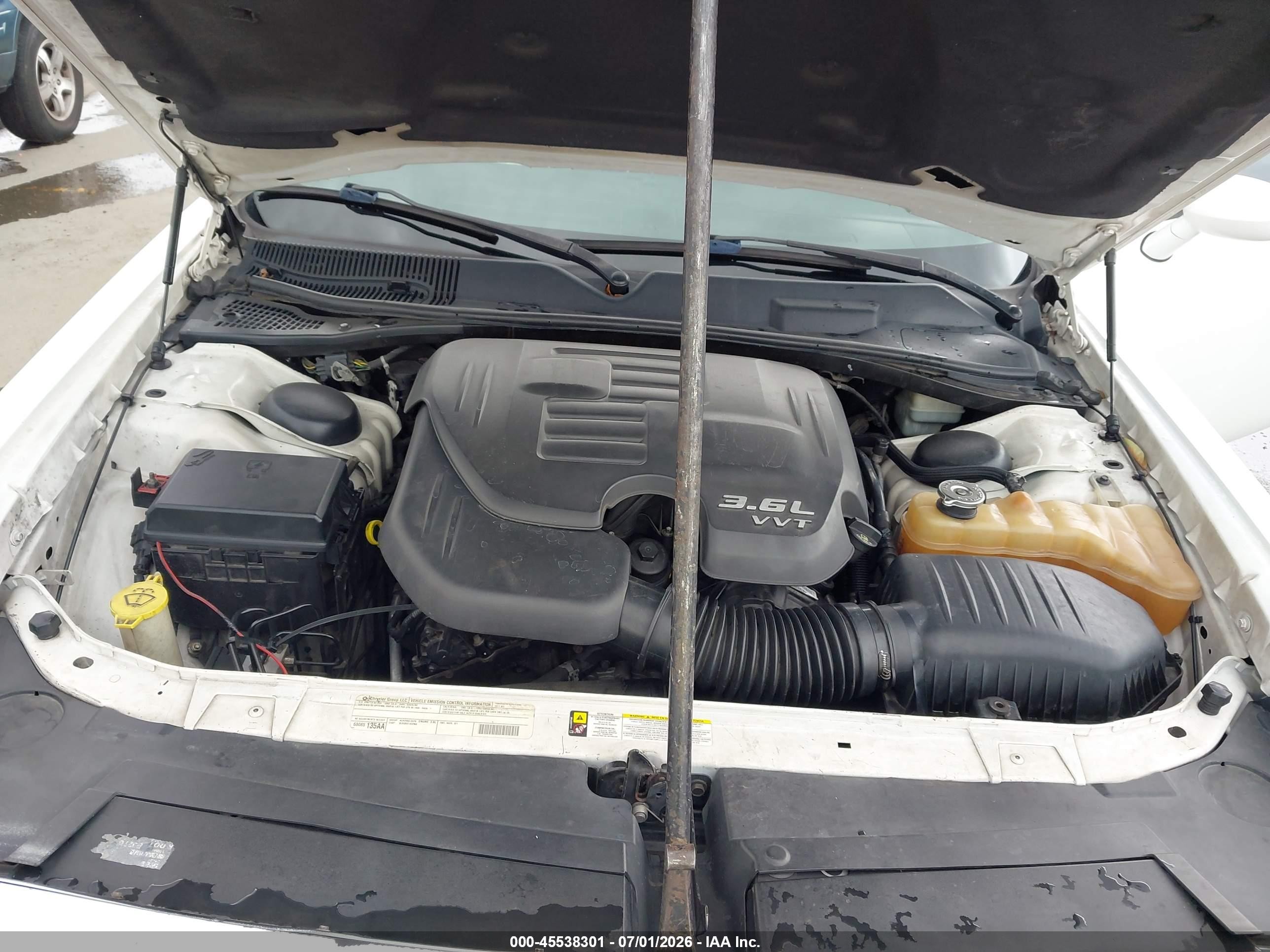 2011 Dodge Challenger   White vin: 2B3CJ4DG8BH540642