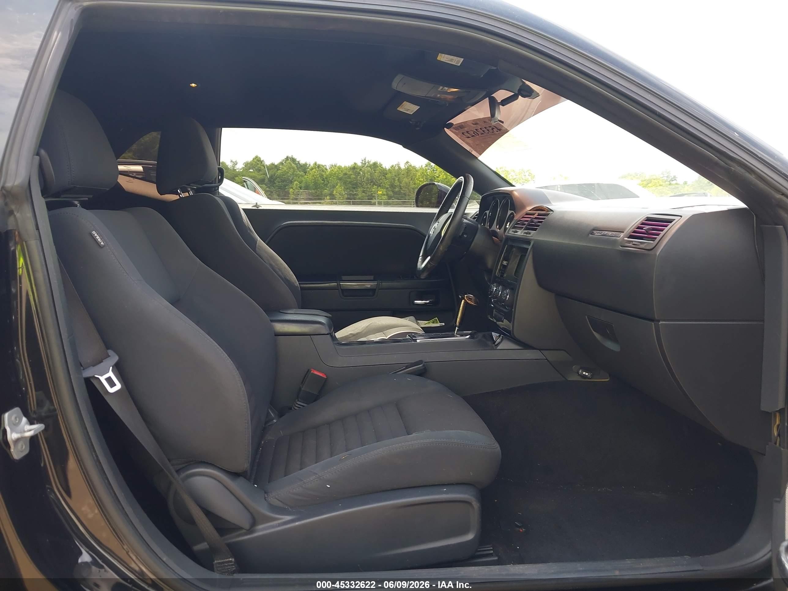 2011 Dodge Challenger   Black vin: 2B3CJ4DG9BH569891