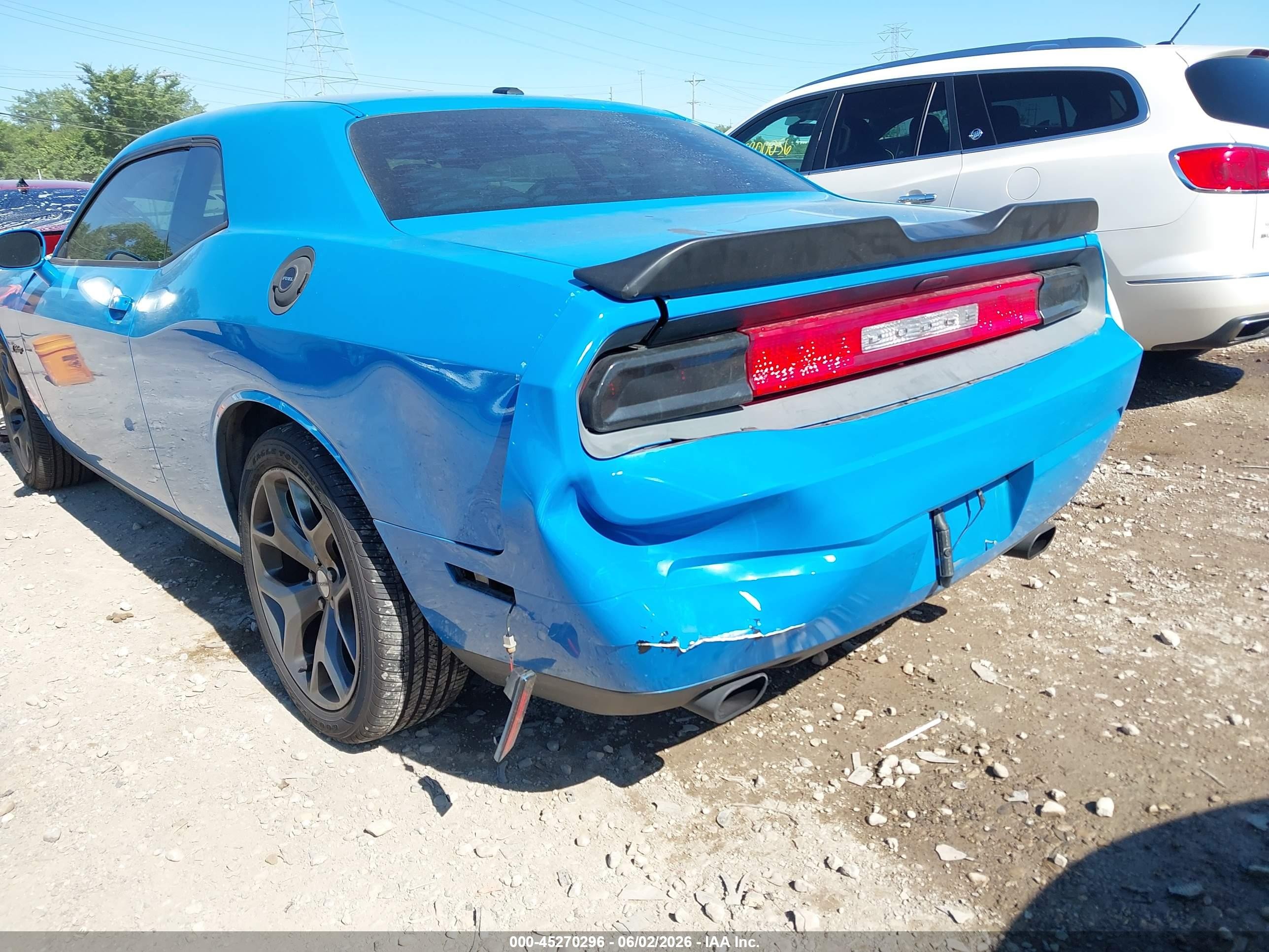 2011 Dodge Challenger   Blue vin: 2B3CJ4DGXBH605443