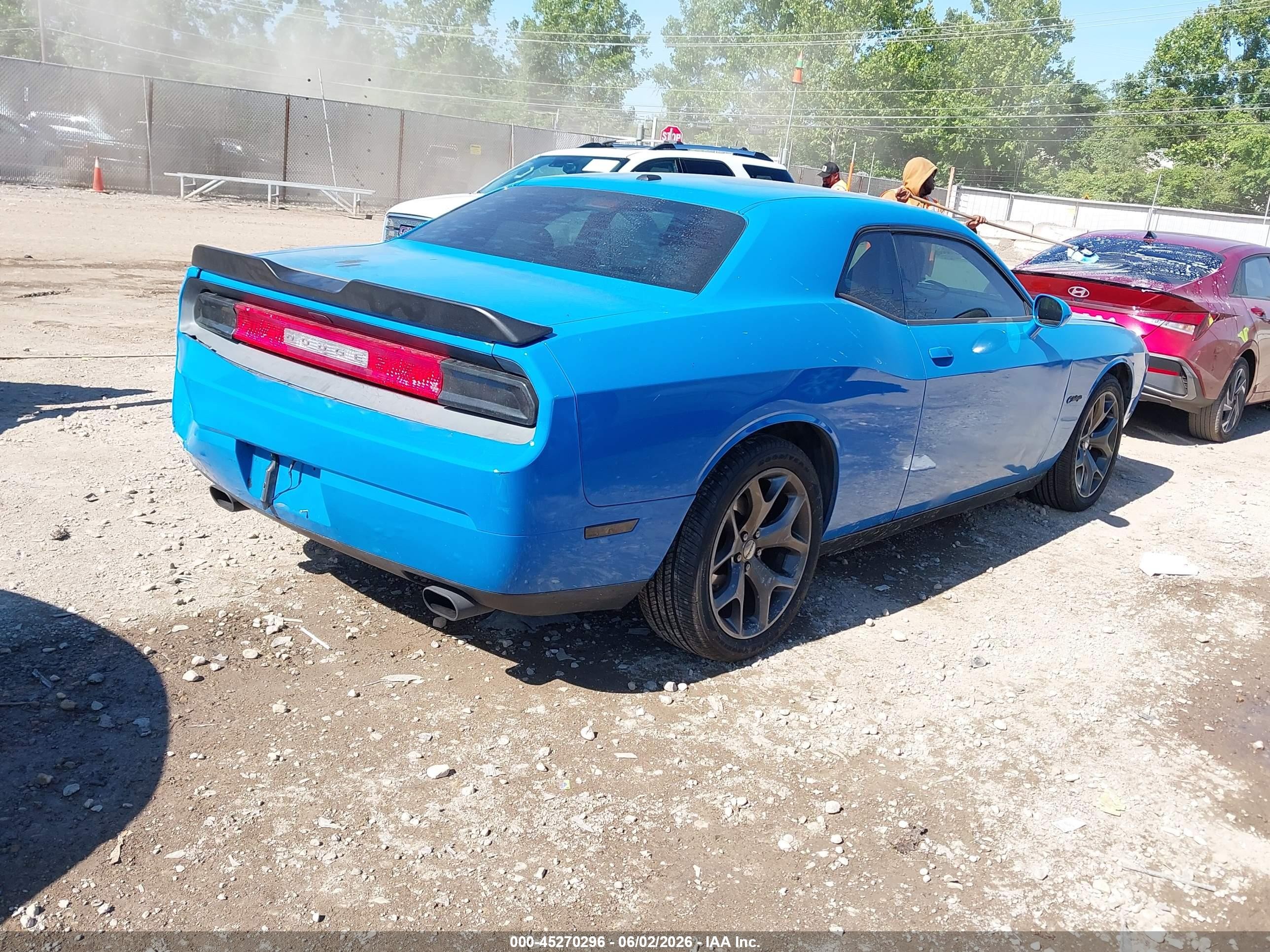2011 Dodge Challenger   Blue vin: 2B3CJ4DGXBH605443