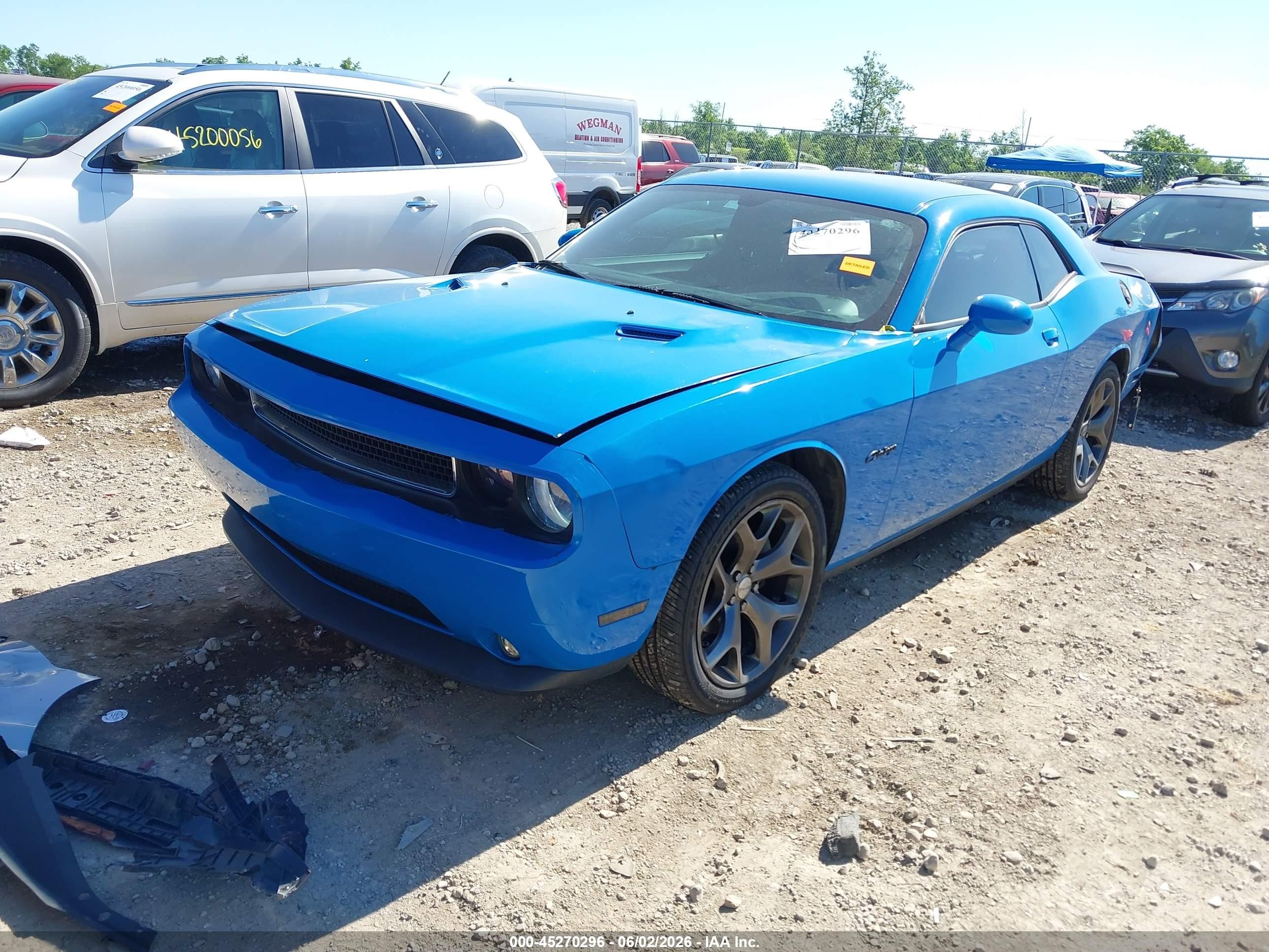 2011 Dodge Challenger   Blue vin: 2B3CJ4DGXBH605443