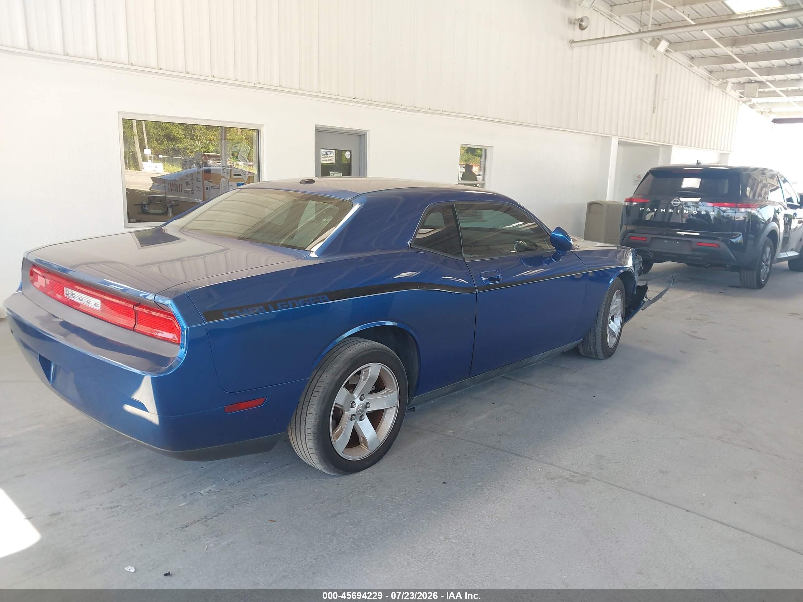 2010 Dodge Challenger Se Blue vin: 2B3CJ4DV1AH205851