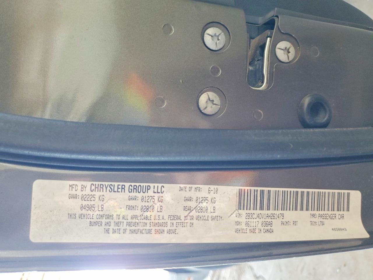 2010 Dodge Challenger Se Gray vin: 2B3CJ4DV1AH261479