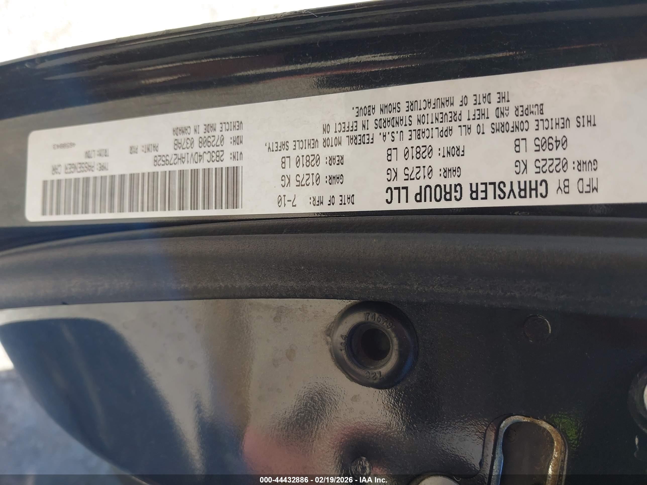 2010 Dodge Challenger Se Black vin: 2B3CJ4DV1AH279528