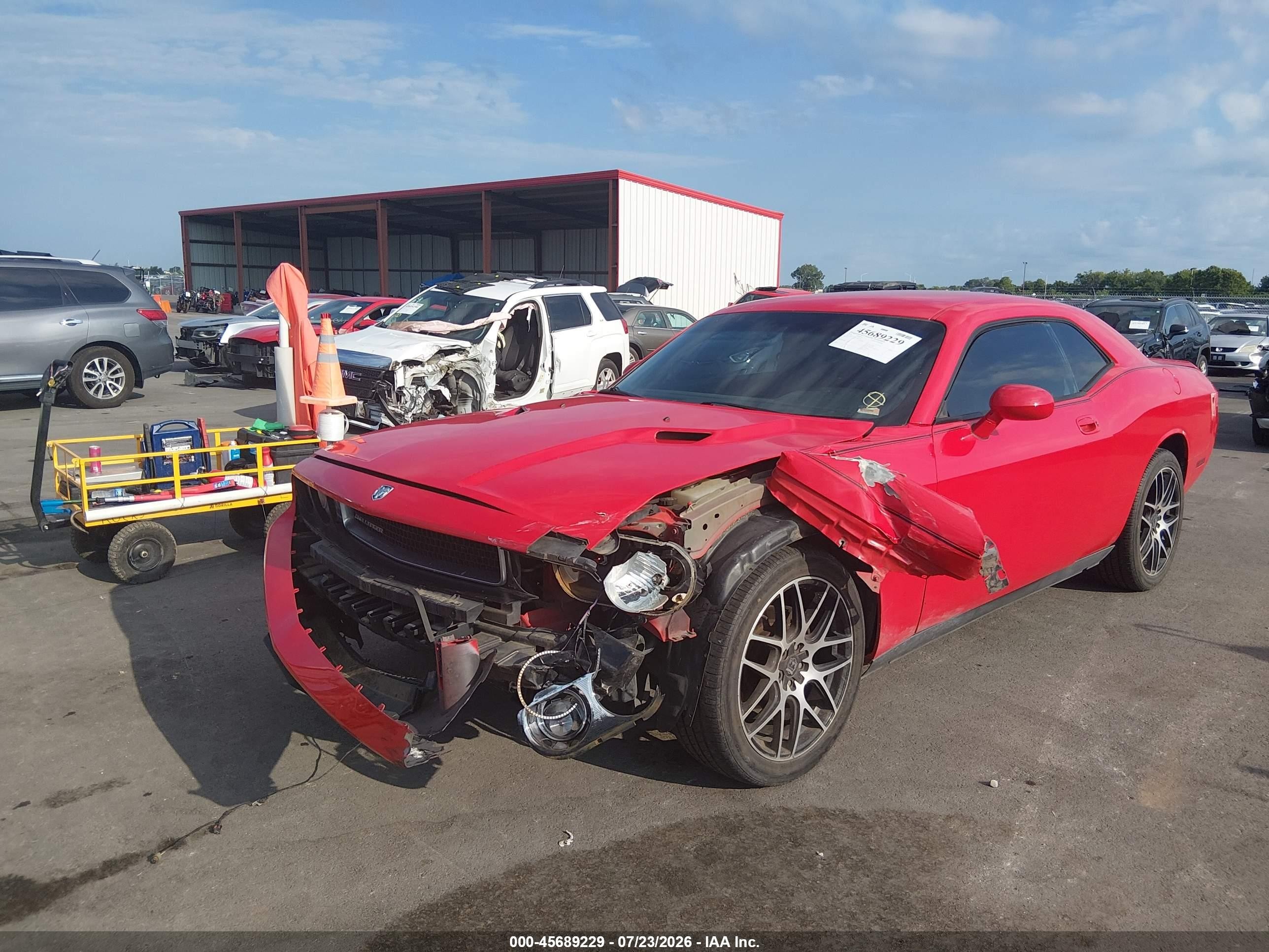 2010 Dodge Challenger Se Red vin: 2B3CJ4DV1AH321079