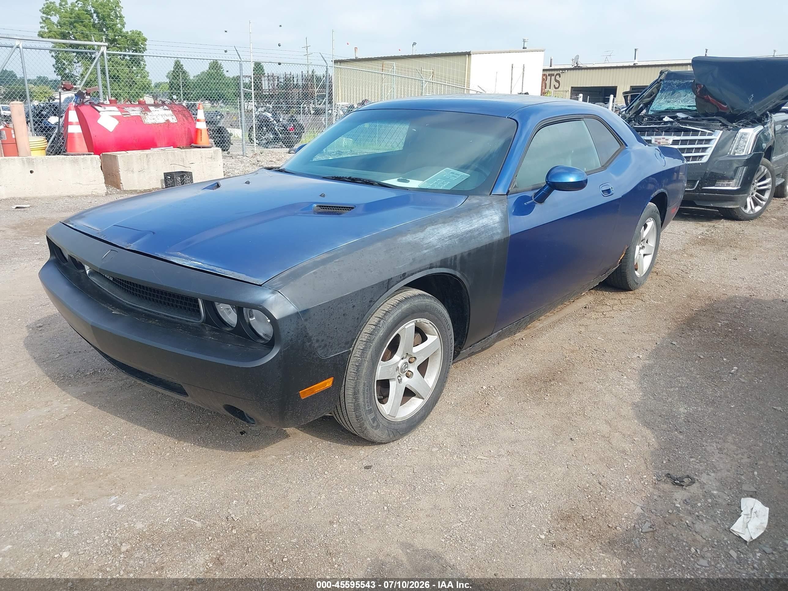 2010 Dodge Challenger Se/sxt Синий vin: 2B3CJ4DV2AH131744