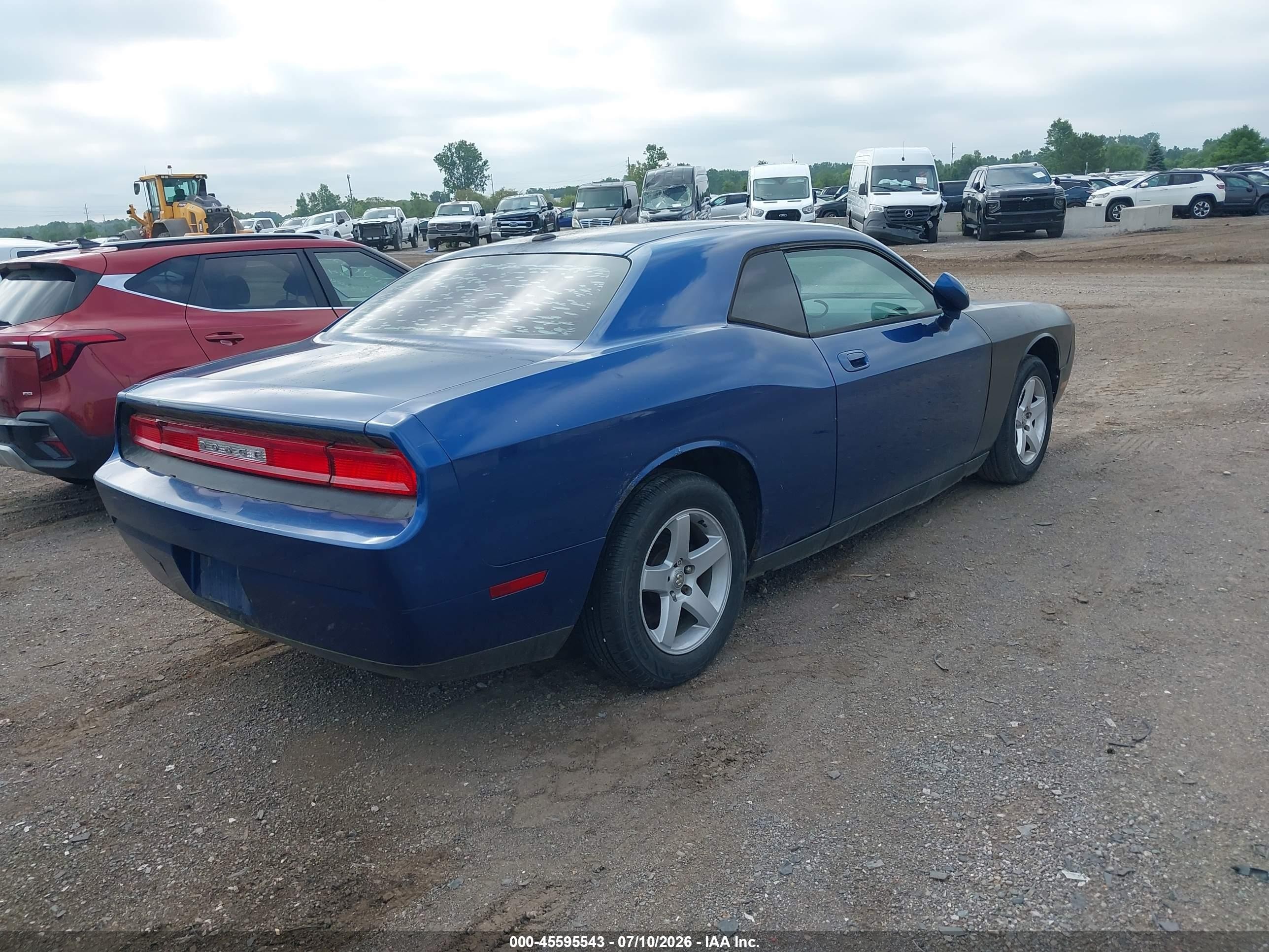2010 Dodge Challenger Se/sxt Синий vin: 2B3CJ4DV2AH131744