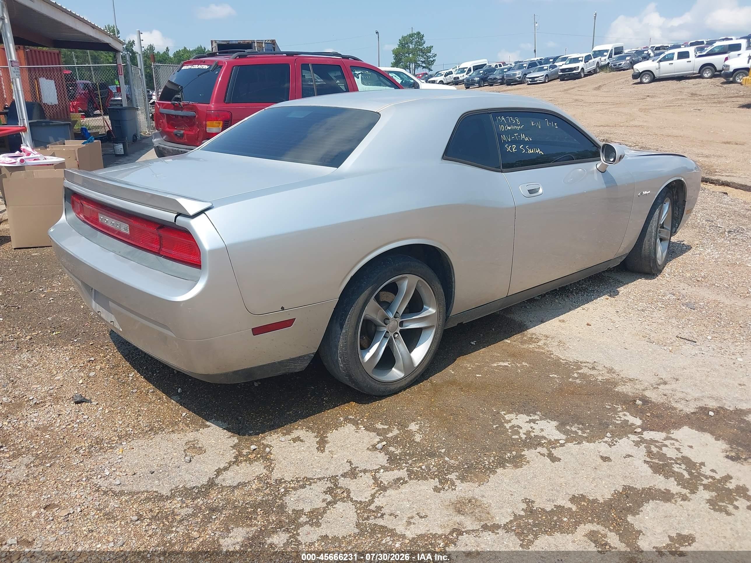 2010 Dodge Challenger Se Silver vin: 2B3CJ4DV4AH159738