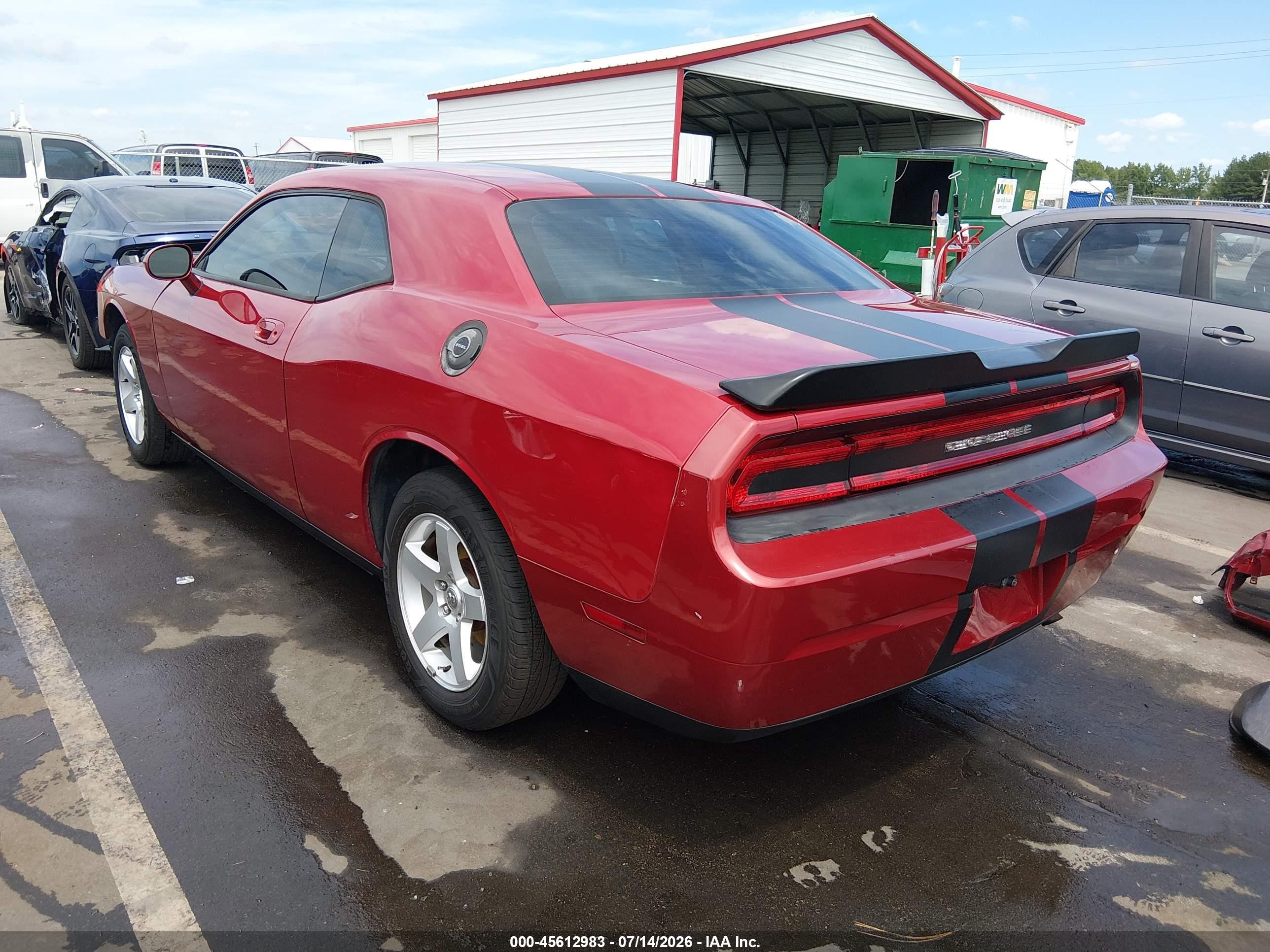 2010 Dodge Challenger Se Red vin: 2B3CJ4DV5AH205741