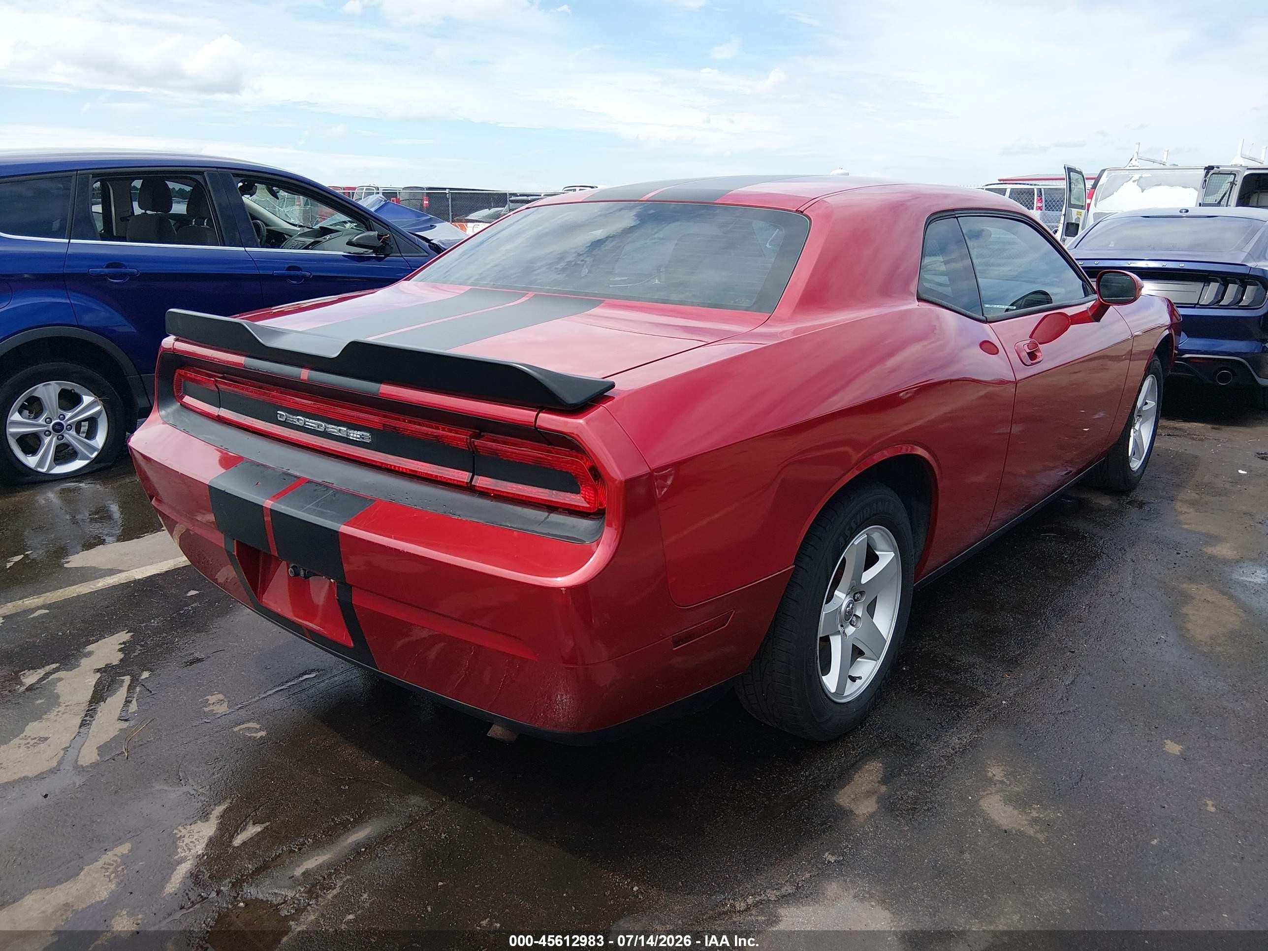 2010 Dodge Challenger Se Red vin: 2B3CJ4DV5AH205741