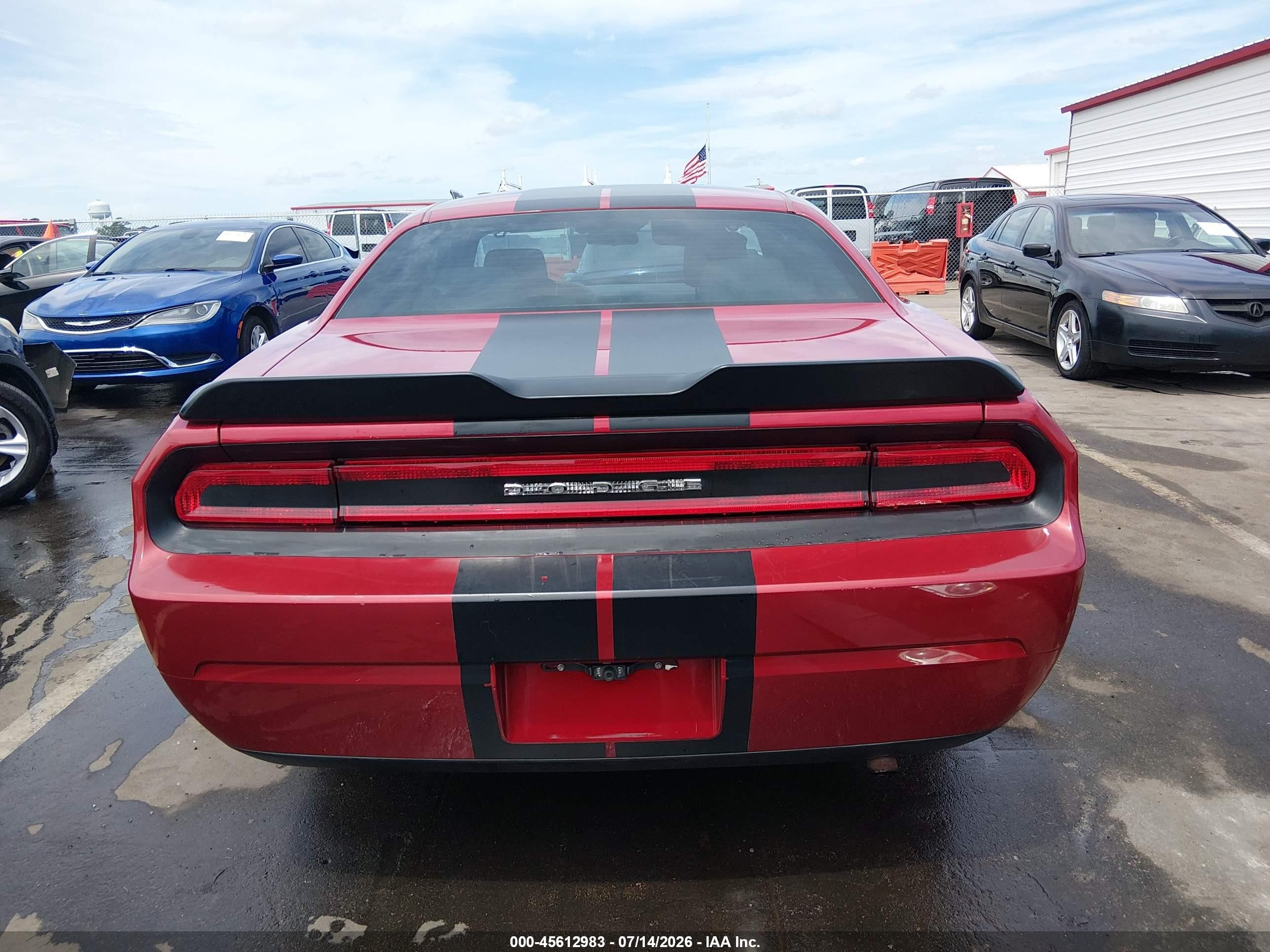 2010 Dodge Challenger Se Red vin: 2B3CJ4DV5AH205741