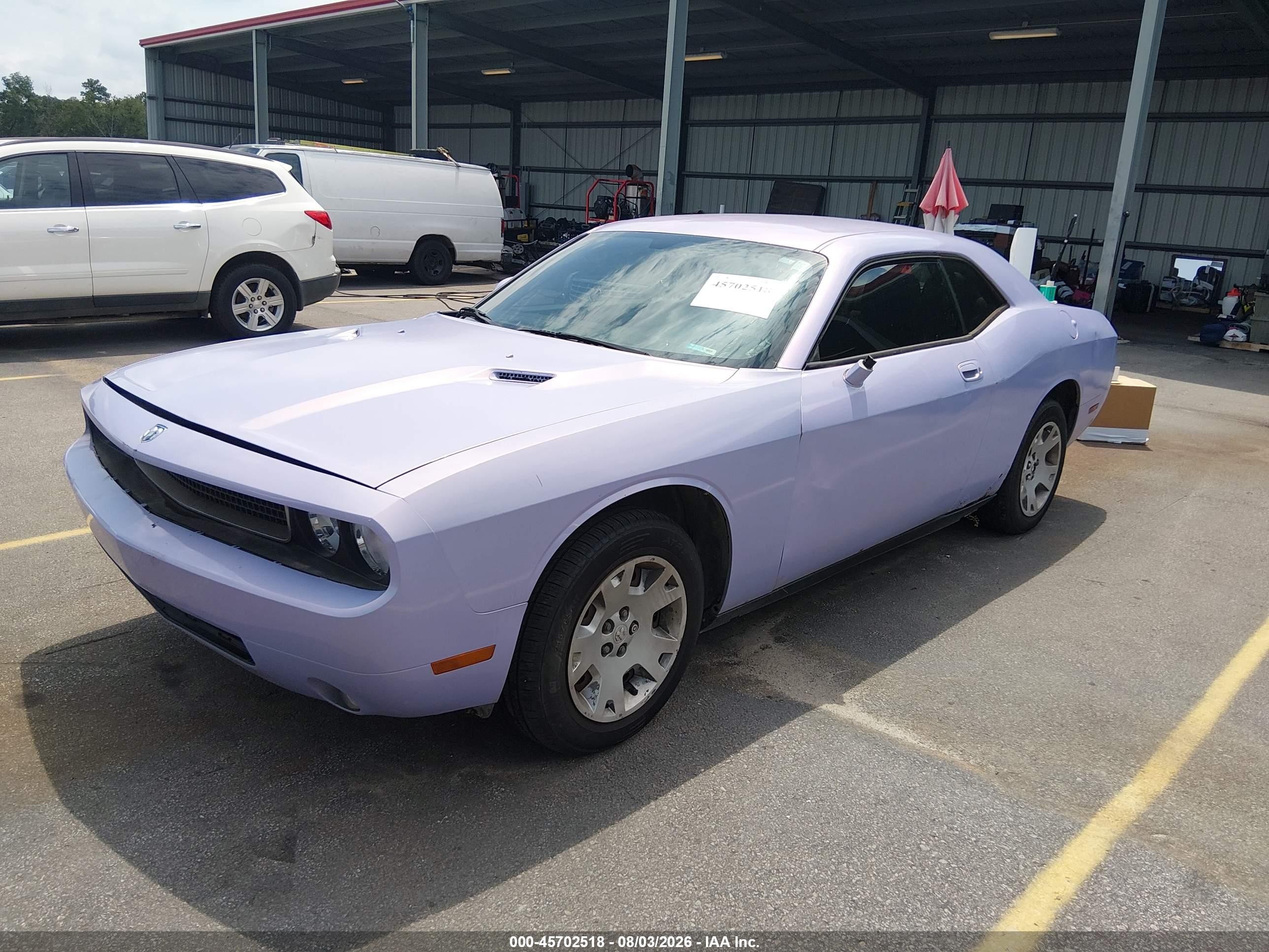 2010 Dodge Challenger Se Purple vin: 2B3CJ4DV5AH321408