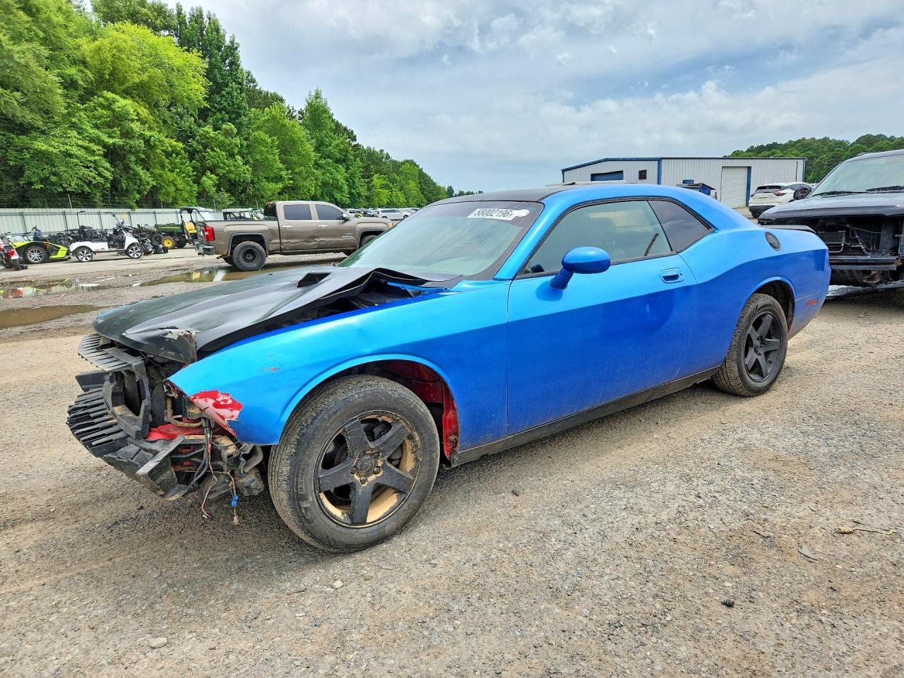 2010 Dodge Challenger Se Blue vin: 2B3CJ4DV5AH324003