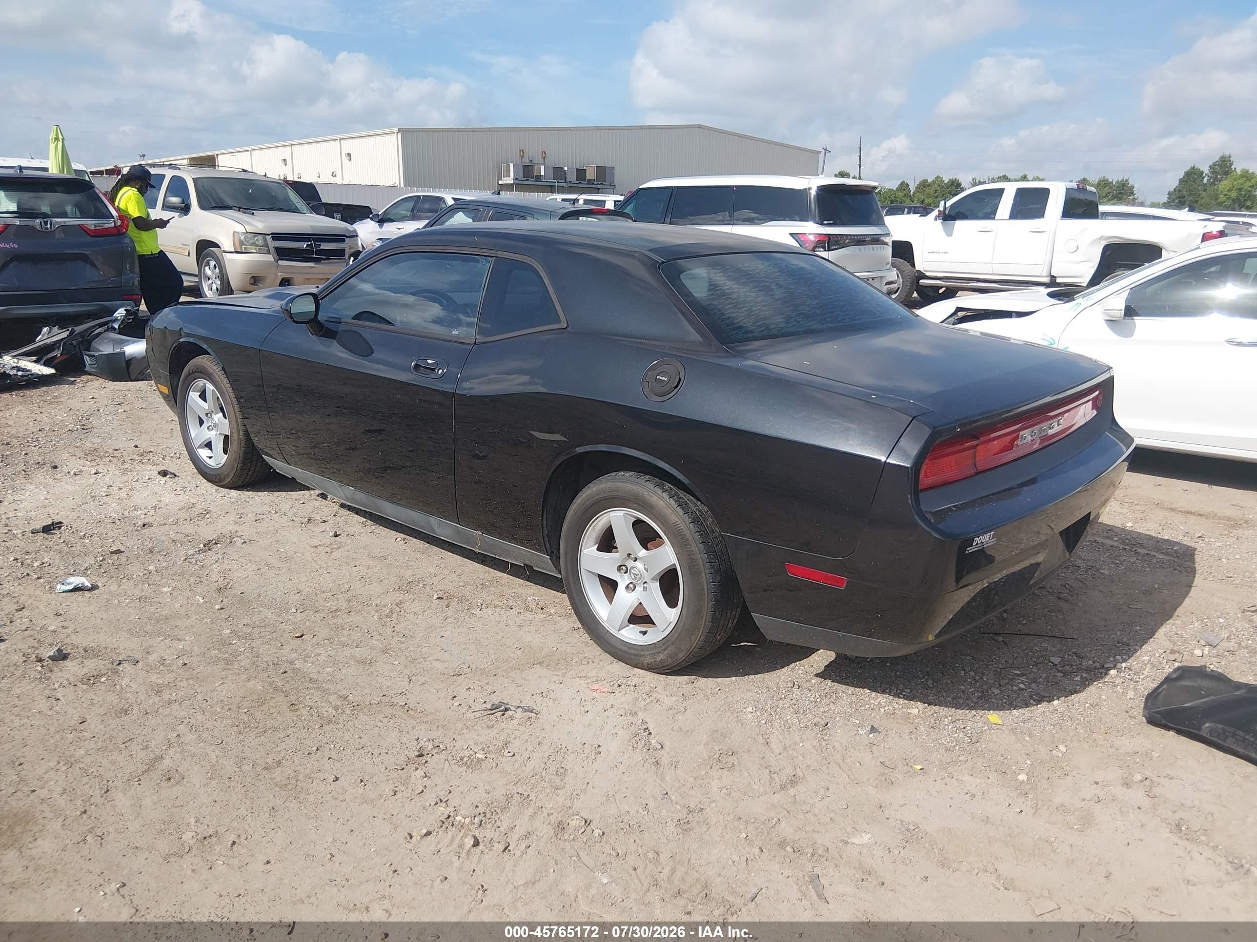 2010 Dodge Challenger Se Black vin: 2B3CJ4DV6AH208745