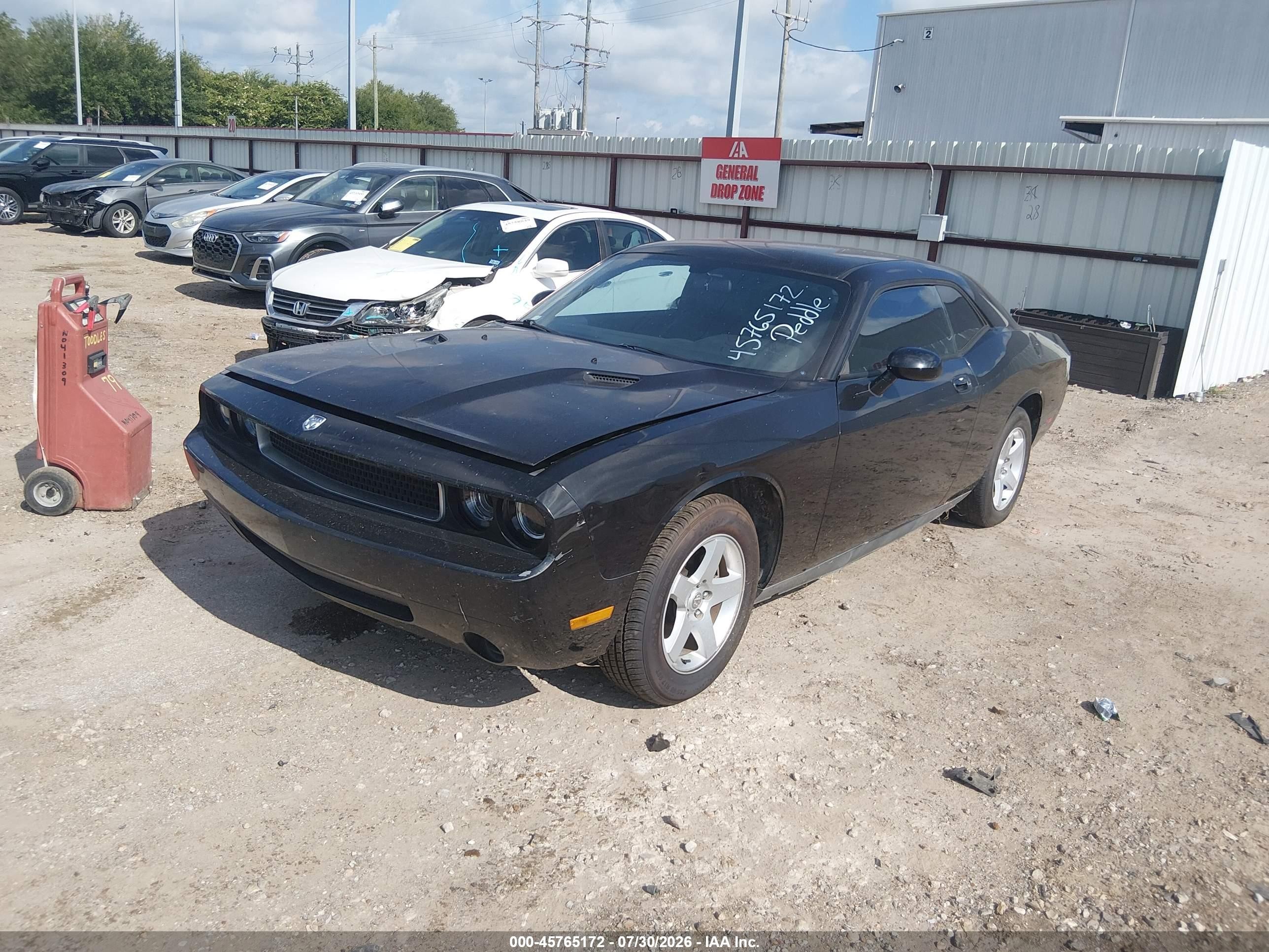 2010 Dodge Challenger Se Black vin: 2B3CJ4DV6AH208745