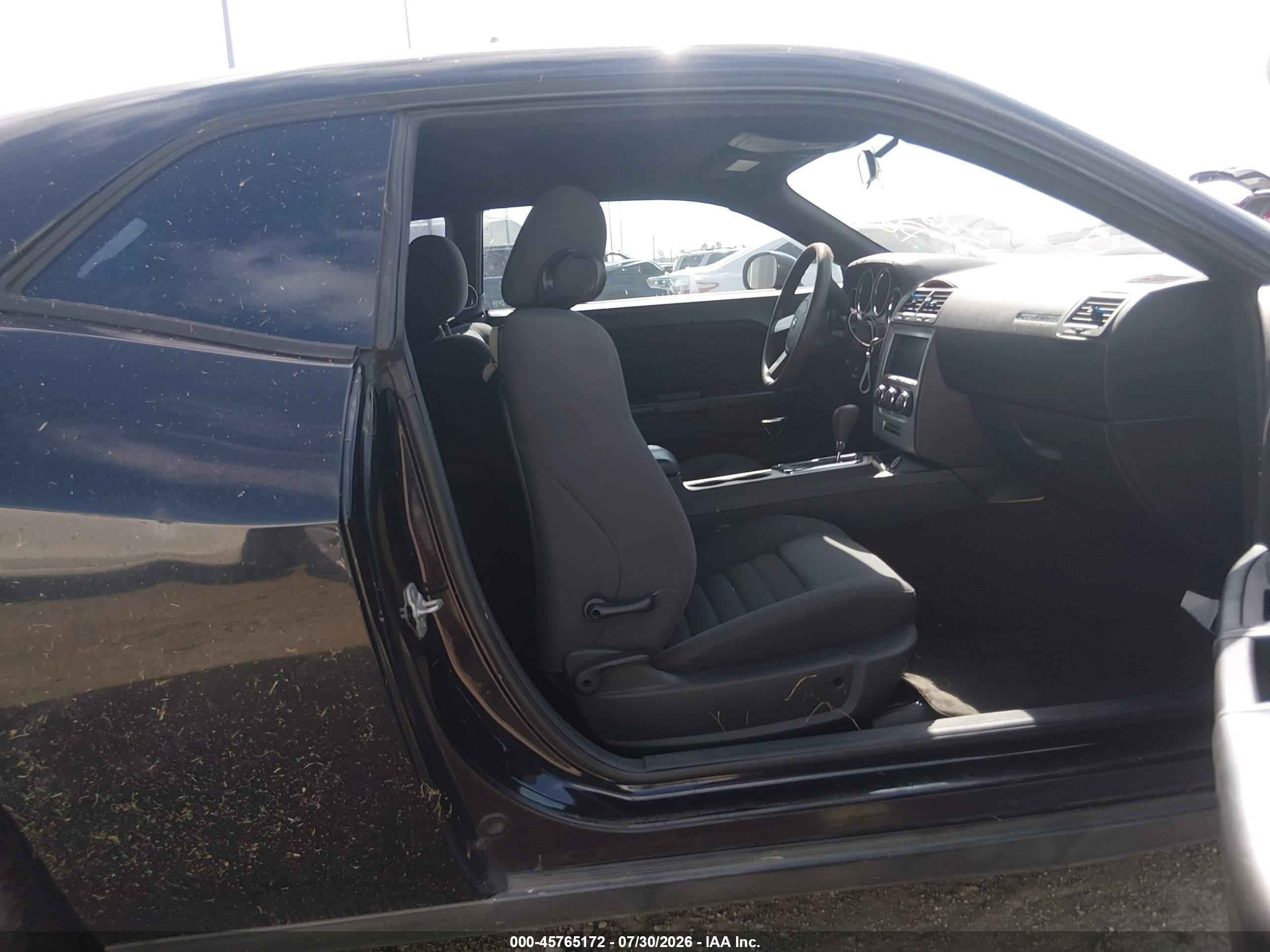 2010 Dodge Challenger Se Black vin: 2B3CJ4DV6AH208745