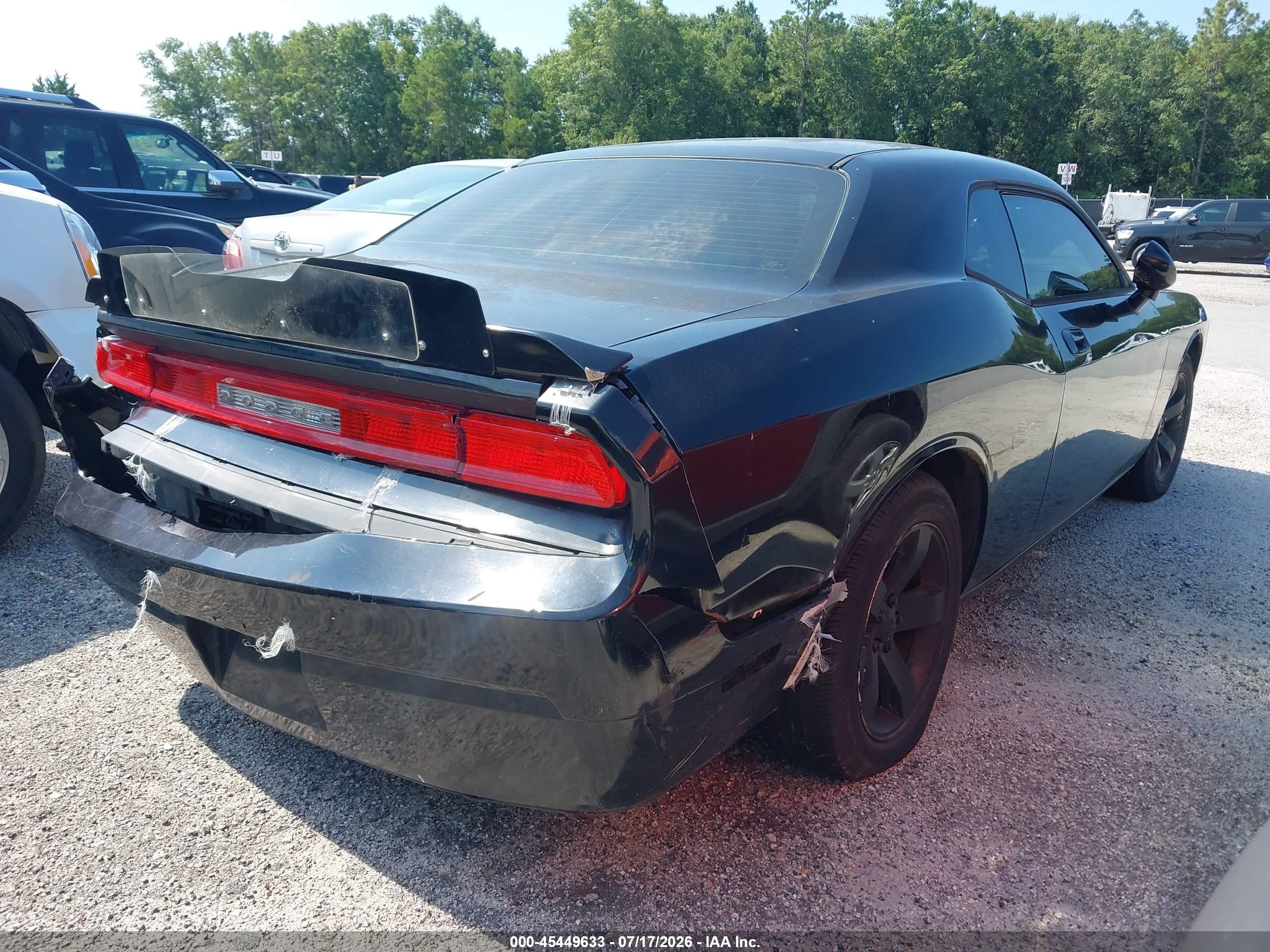 2010 Dodge Challenger Se Black vin: 2B3CJ4DV6AH228803