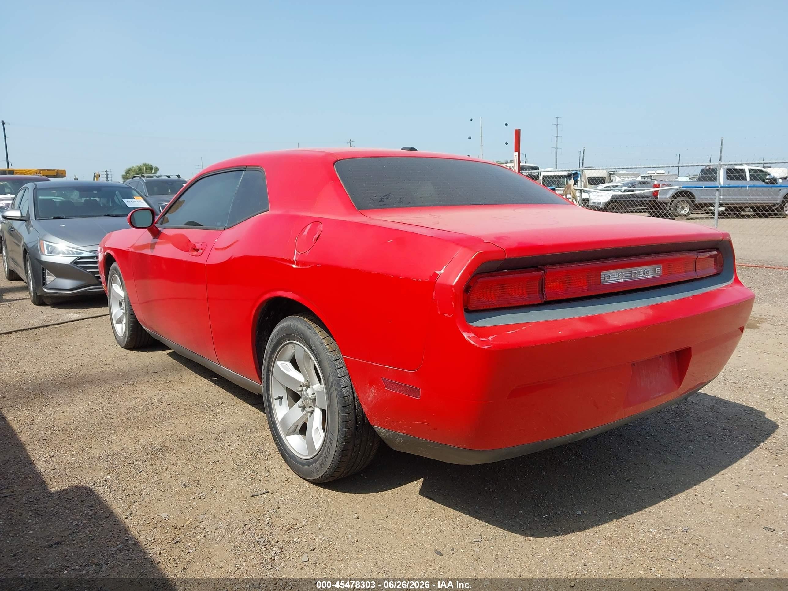 2010 Dodge Challenger Se Red vin: 2B3CJ4DV6AH322079