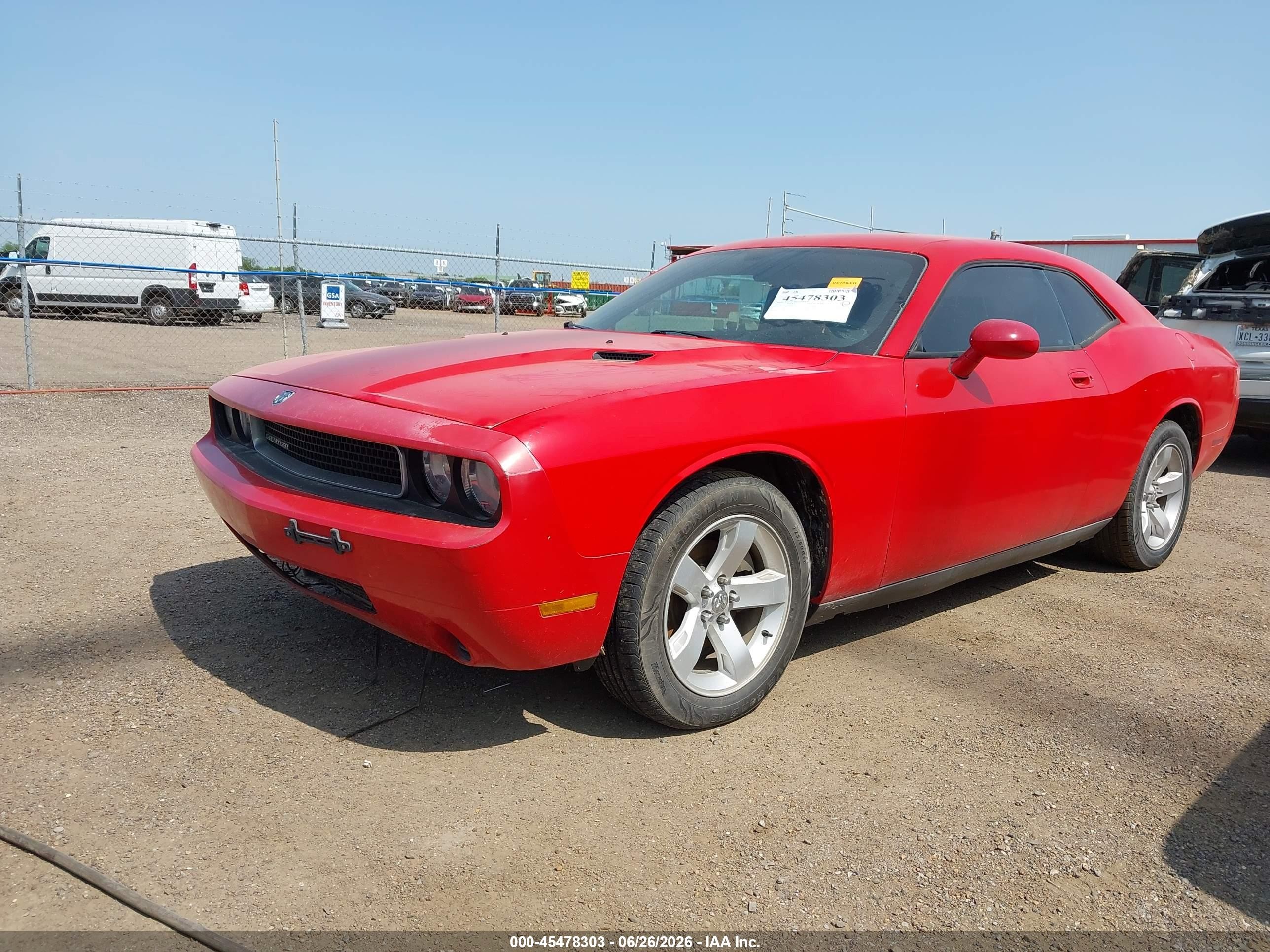 2010 Dodge Challenger Se Red vin: 2B3CJ4DV6AH322079