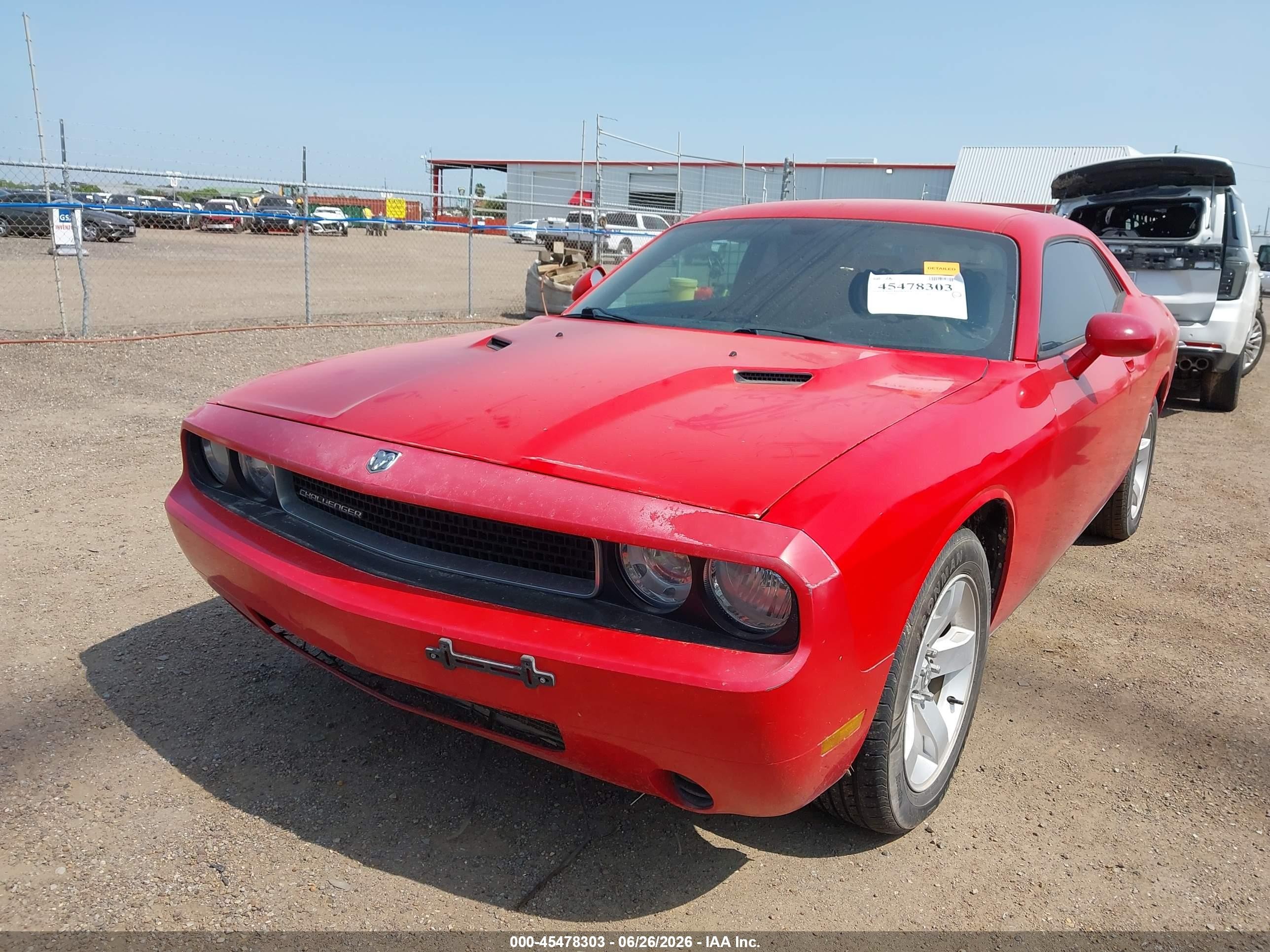 2010 Dodge Challenger Se Red vin: 2B3CJ4DV6AH322079