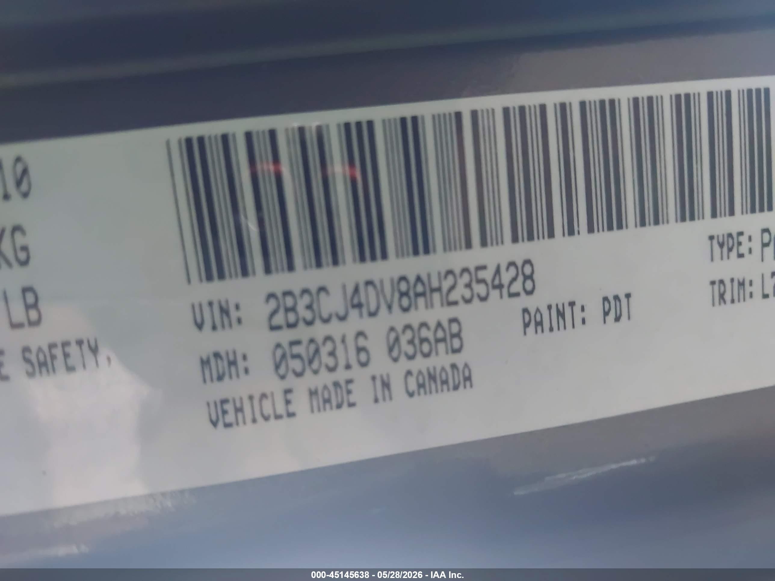 2010 Dodge Challenger Se Gray vin: 2B3CJ4DV8AH235428
