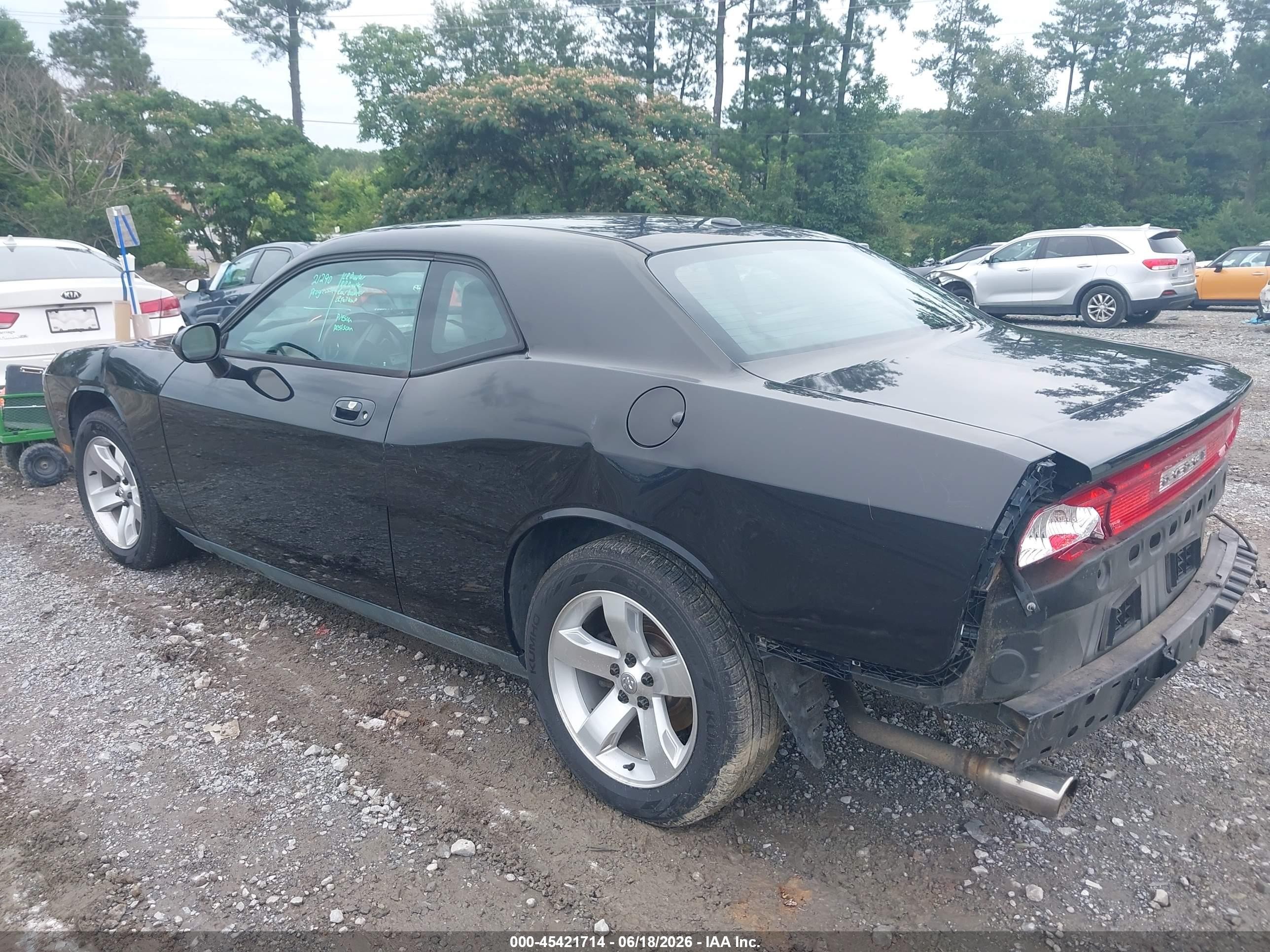 2010 Dodge Challenger Se Black vin: 2B3CJ4DVXAH120247