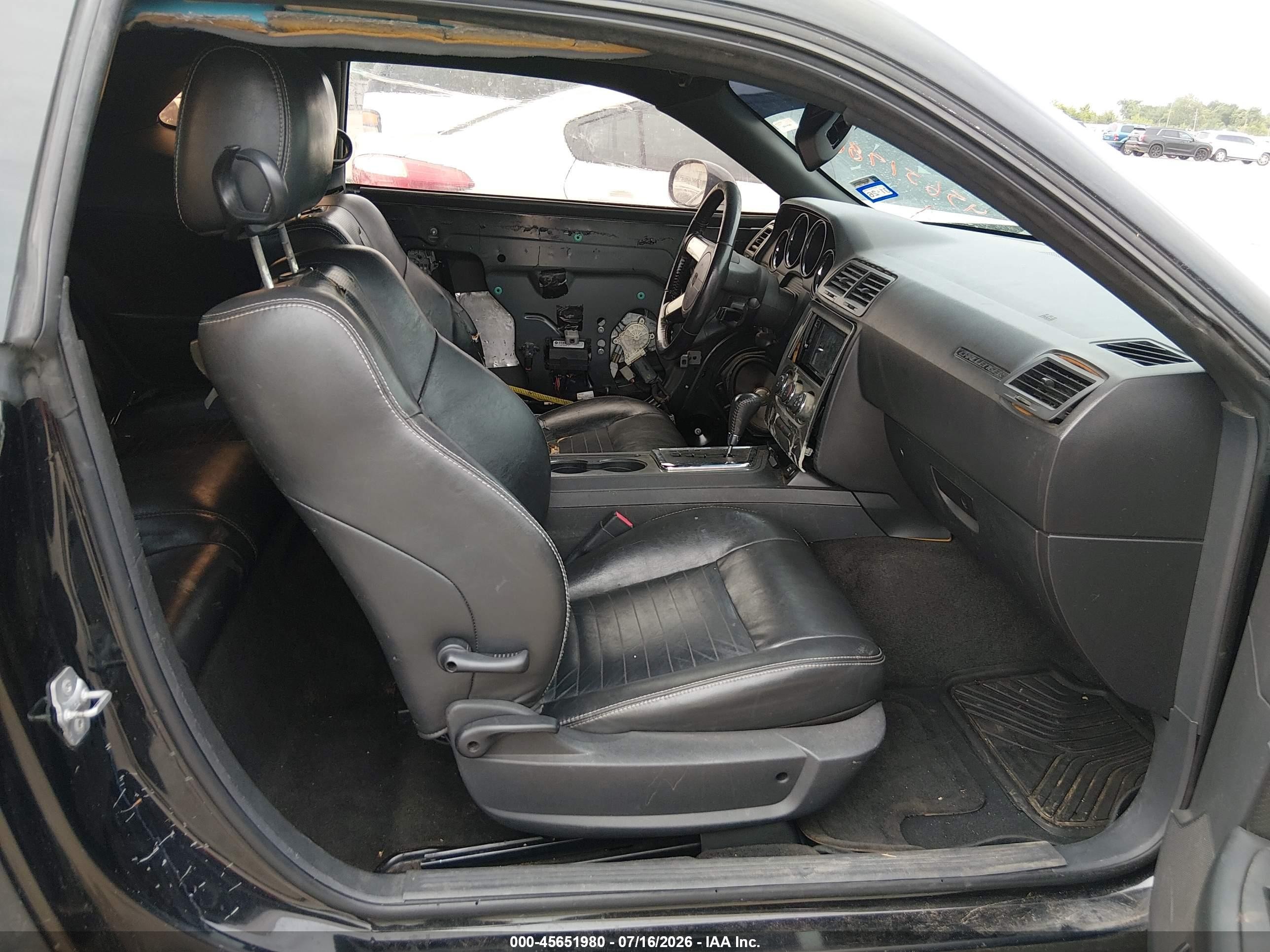 2010 Dodge Challenger Se Black vin: 2B3CJ4DVXAH193425