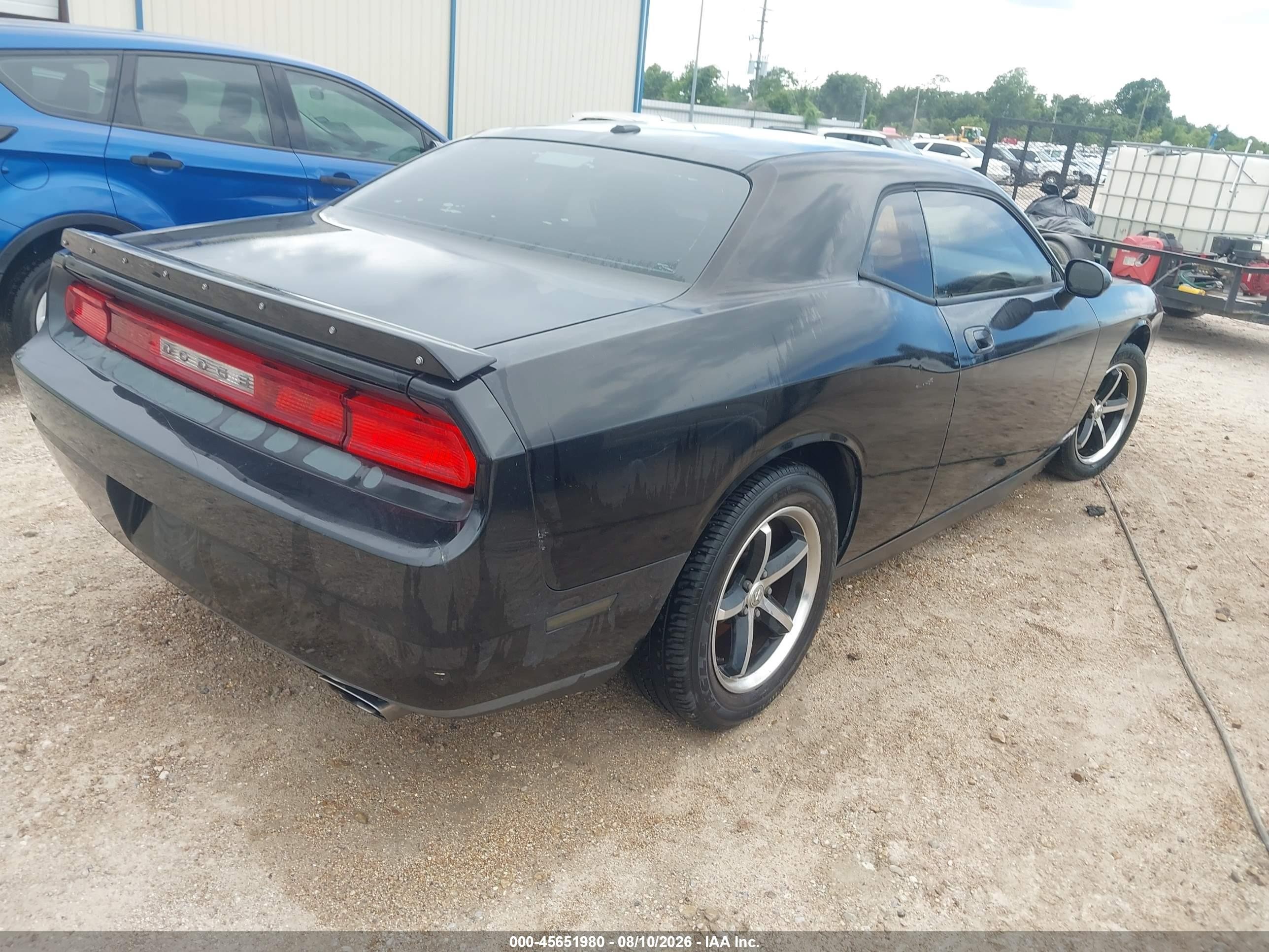 2010 Dodge Challenger Se Black vin: 2B3CJ4DVXAH193425