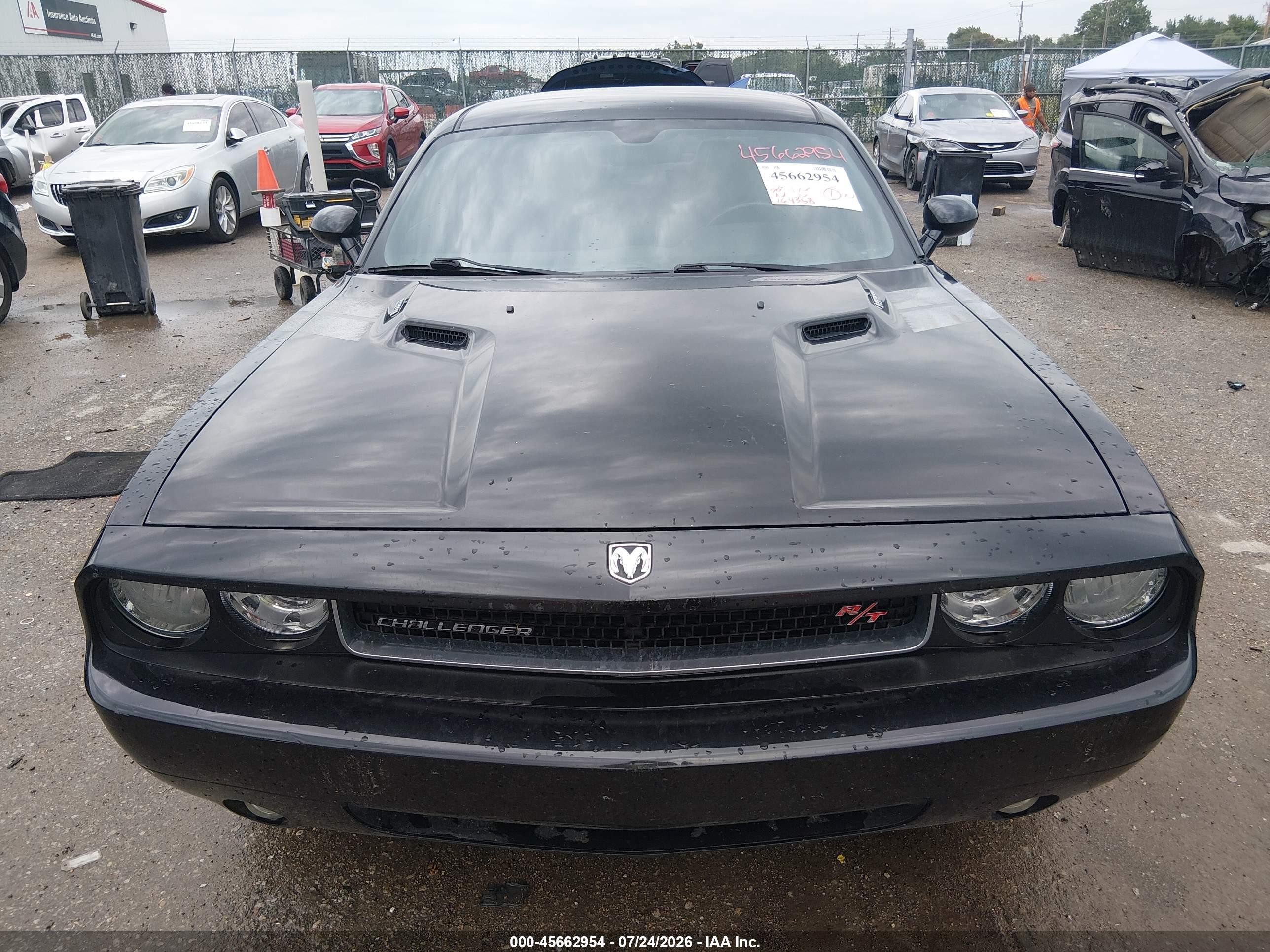 2010 Dodge Challenger R/t Black vin: 2B3CJ5DT0AH220071