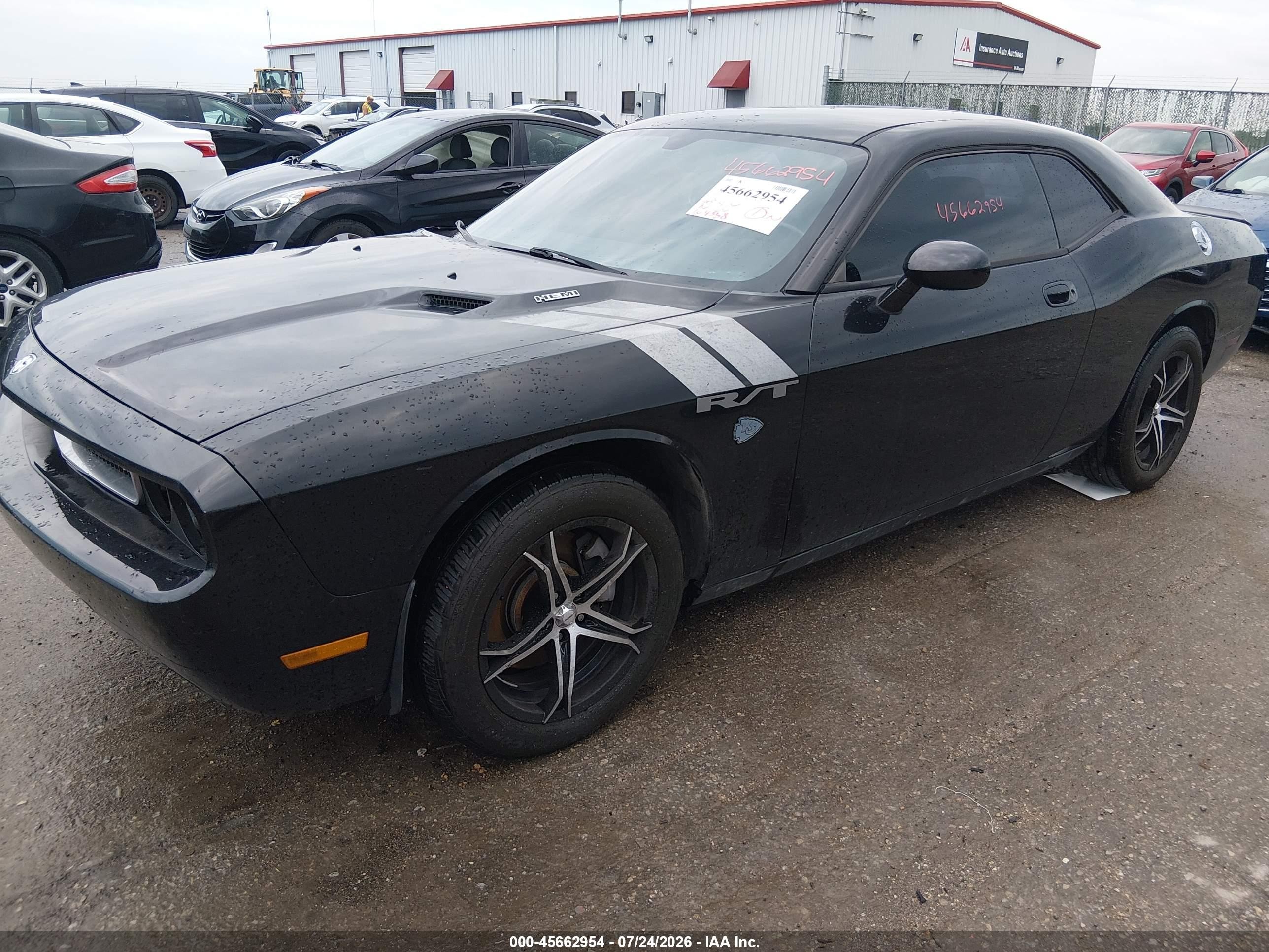 2010 Dodge Challenger R/t Black vin: 2B3CJ5DT0AH220071