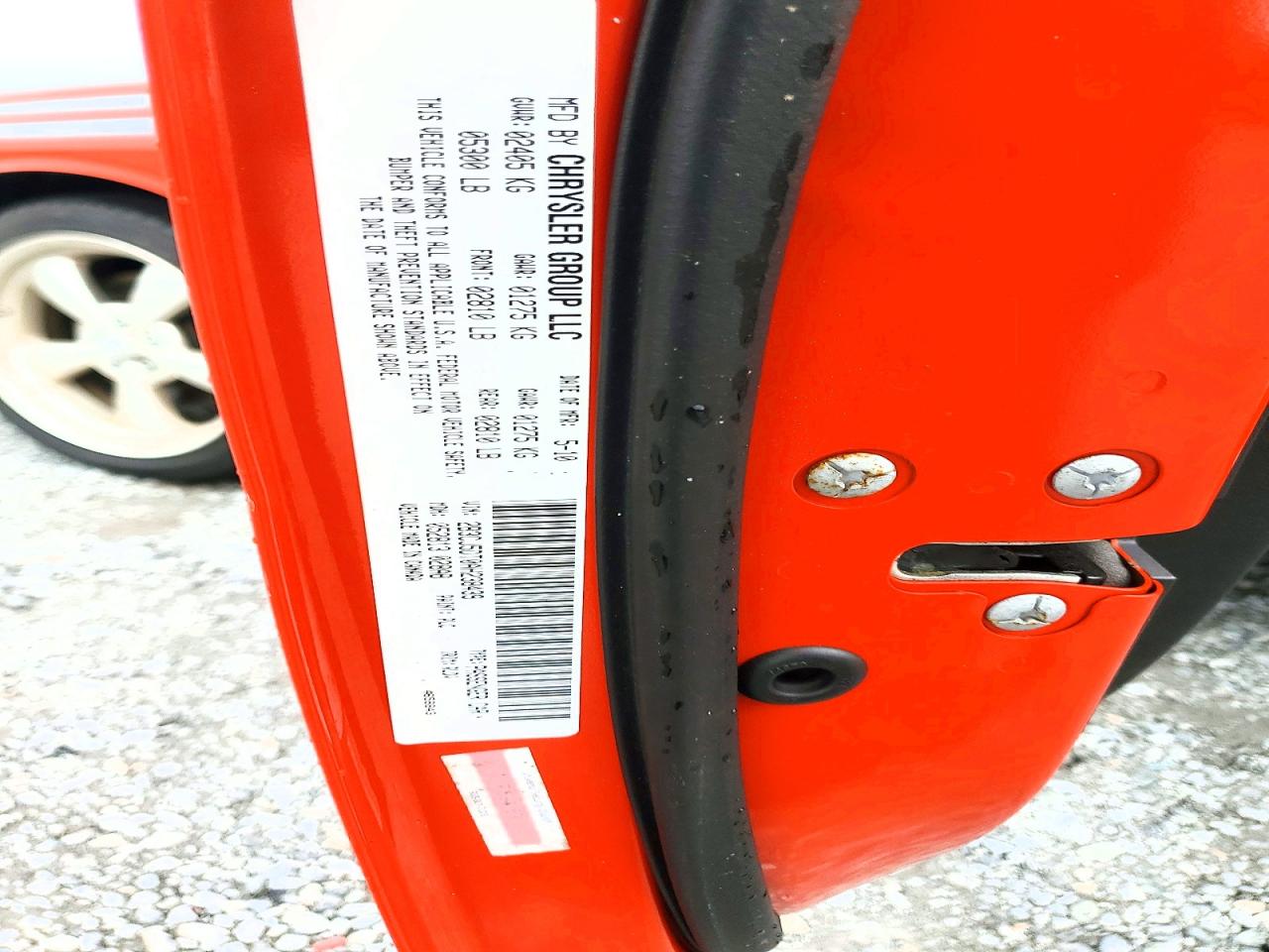 2010 Dodge Challenger R Orange vin: 2B3CJ5DT0AH238439