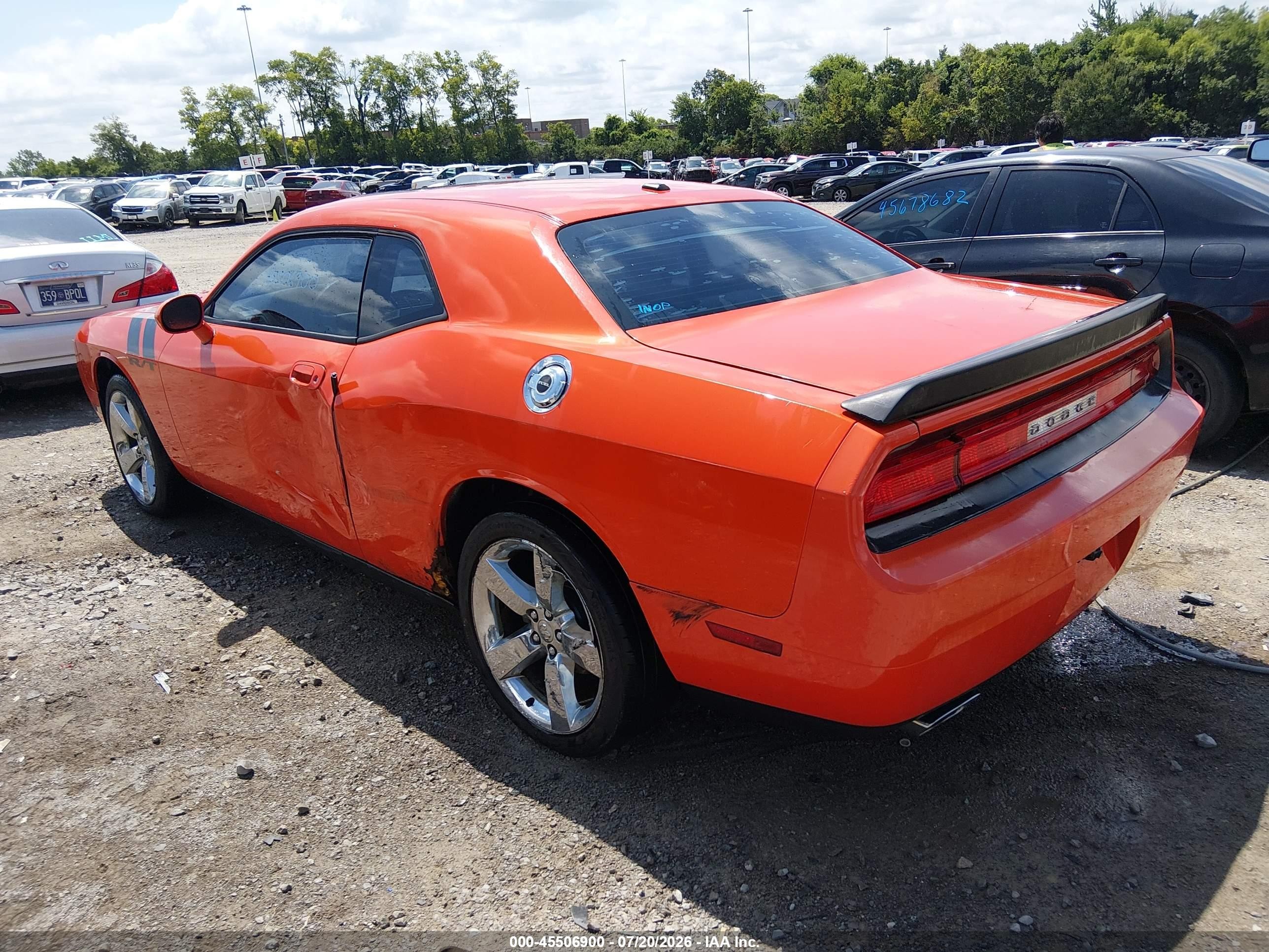2010 Dodge Challenger R/t Orange vin: 2B3CJ5DT0AH314287